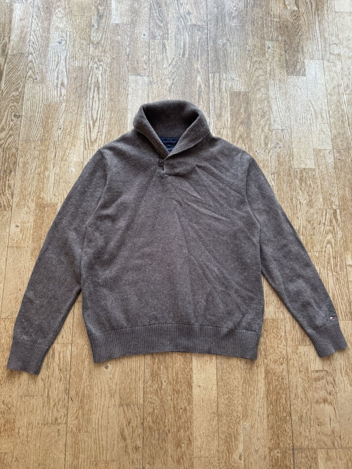 Tommy Hilfiger RARE TOMMY HILFIGER VINTAGE WOOL TURTLENECK SWEATER Size US L / EU 52-54 / 3 - 1 Thumbnail