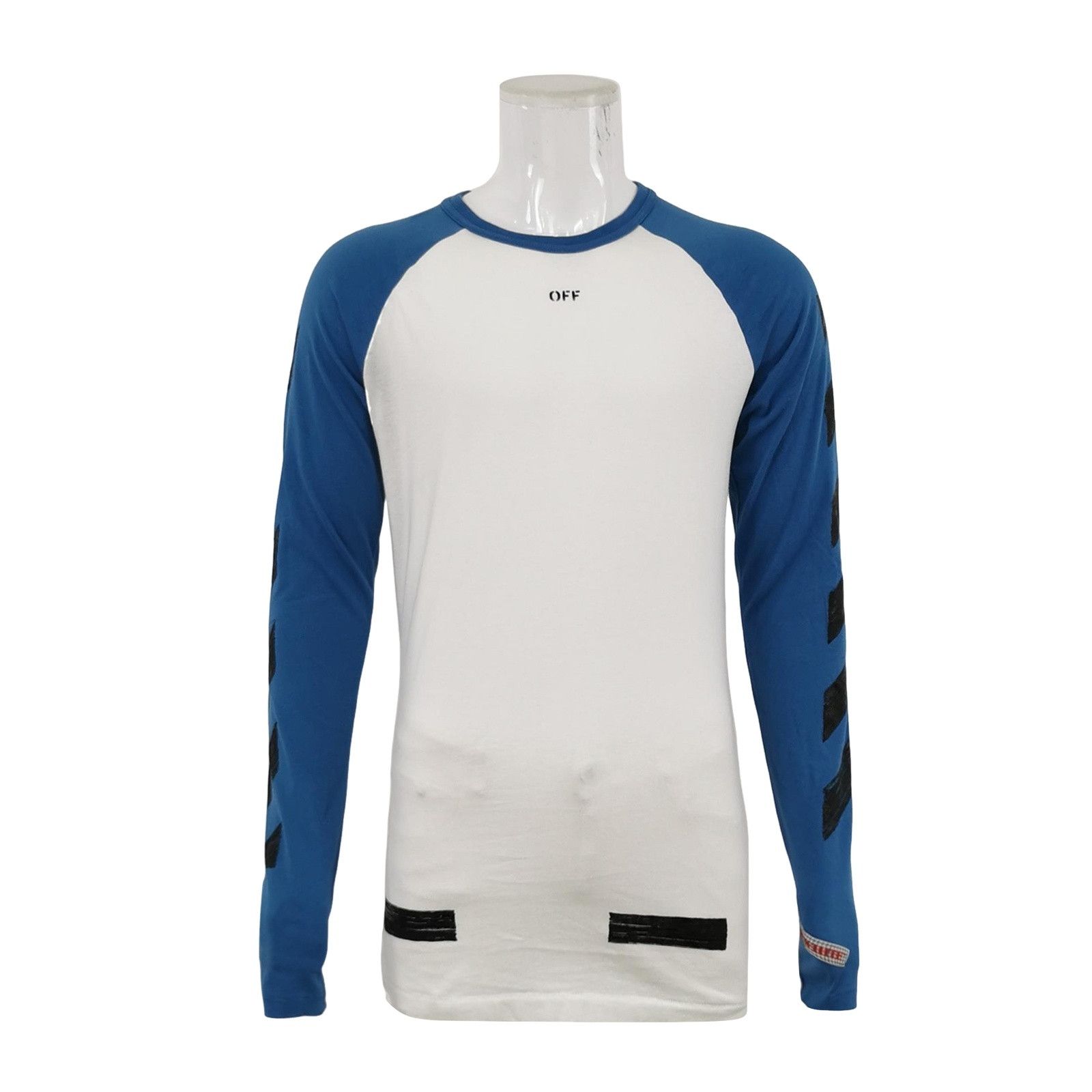 Off-White Off-White Diag Brushed Raglan Tee Size S Size US S / EU 44-46 / 1 - 1 Thumbnail