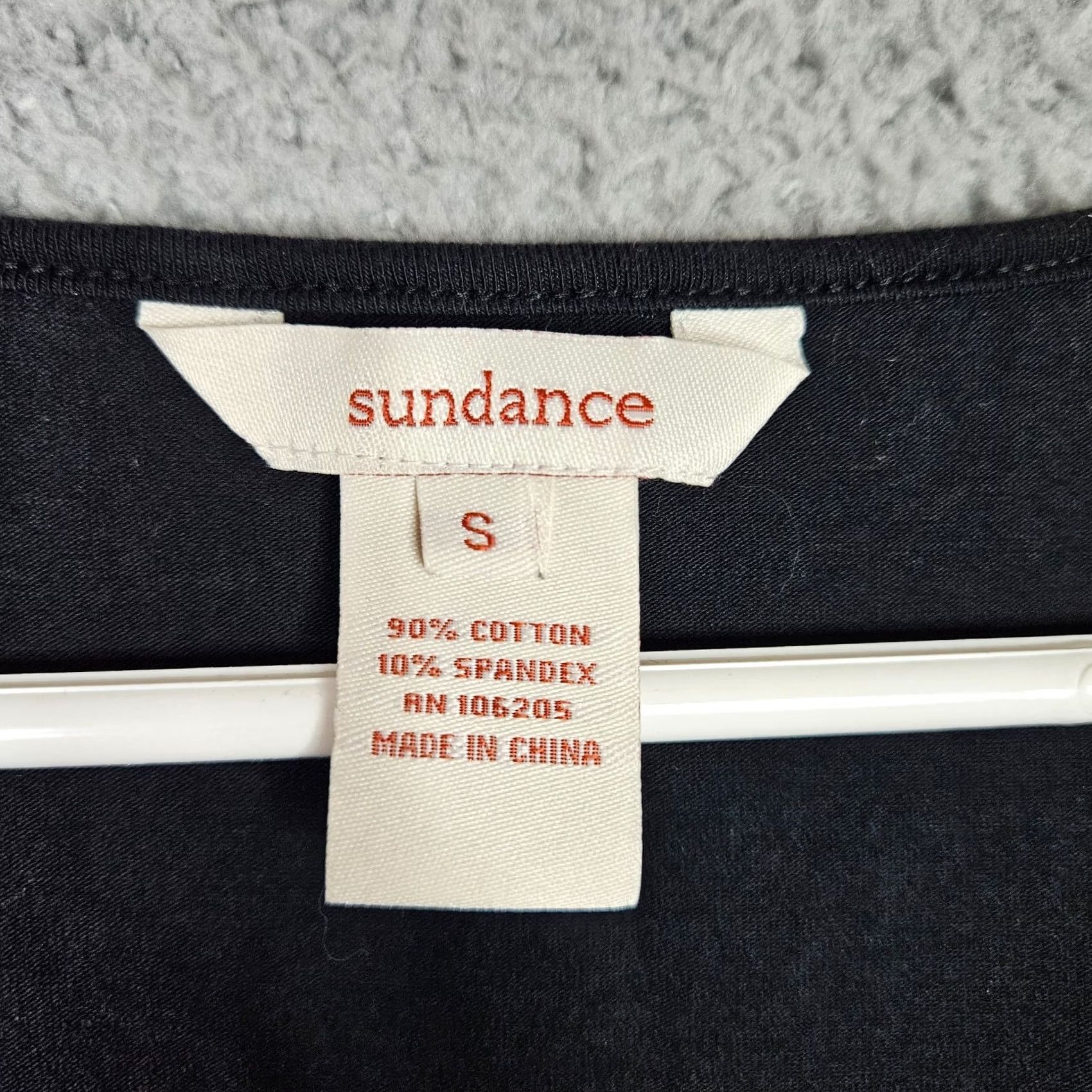 Vintage Sundance V-Neck Long Sleeve Solid Top Womens Small Black Shirt Regular Size S Size S / US 4 / IT 40 - 6 Thumbnail