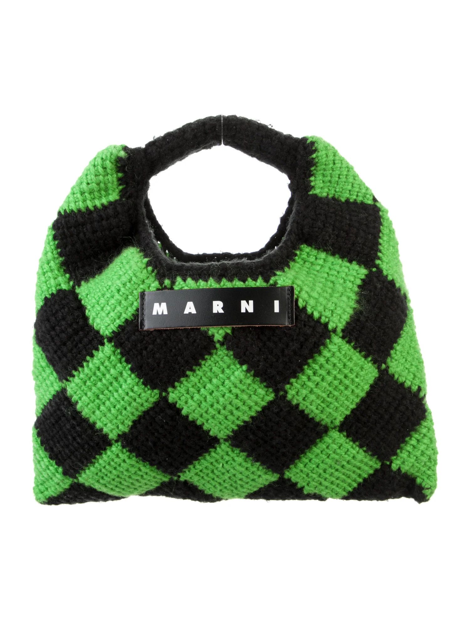 Marni o1f1d3z0525 Size: OS / Handle Bag in Green/Black Size ONE SIZE - 1 Thumbnail