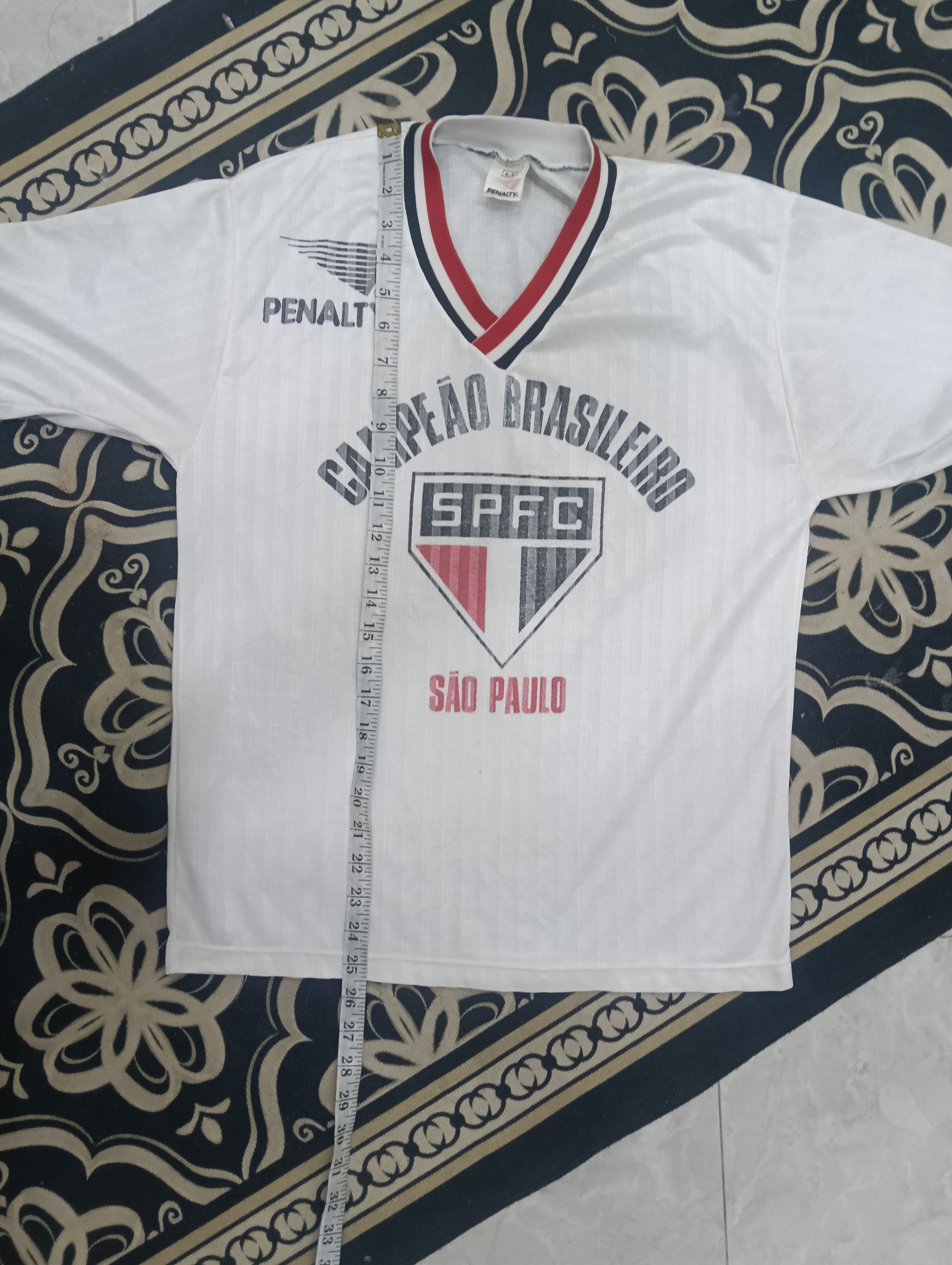 Vintage Rare Vintage Sao Paulo Soccer Club Jersey Size US M / EU 48-50 / 2 - 11 Thumbnail