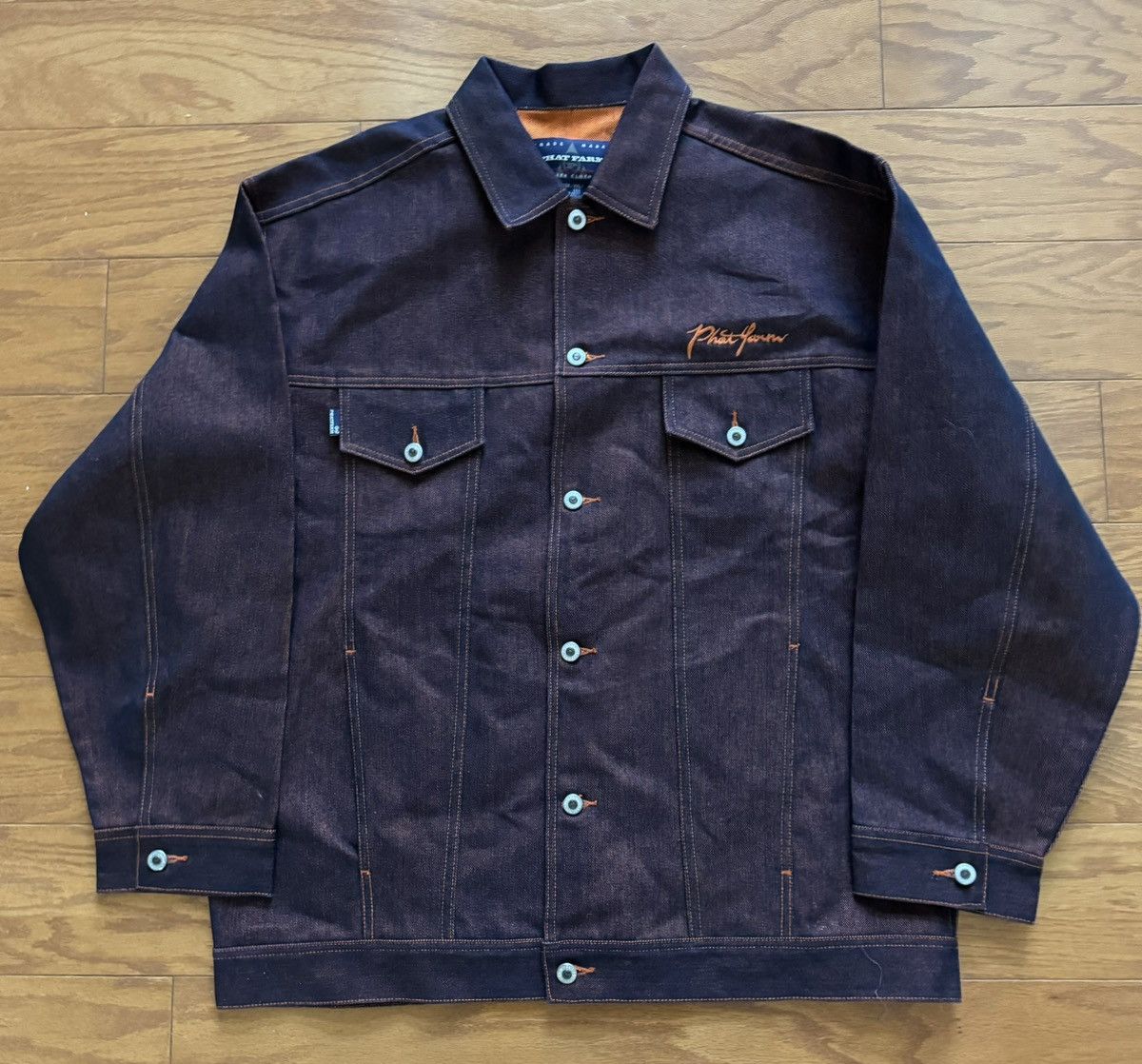 Phat farm denim jacket deals