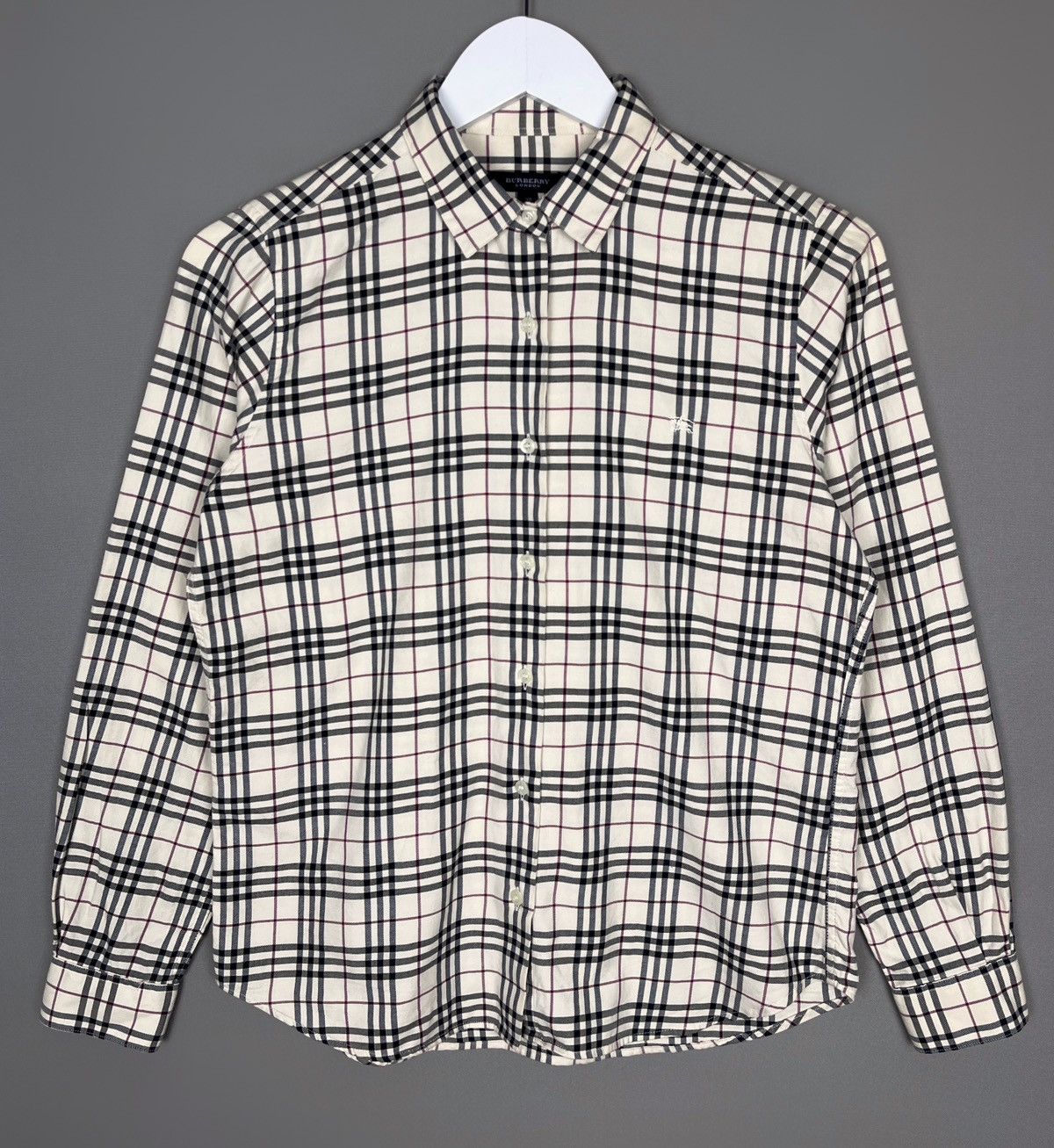 Burberry × Designer BURBERRY Y2K Nova Check Shirt Size M / US 6-8 / IT 42-44 - 1 Thumbnail