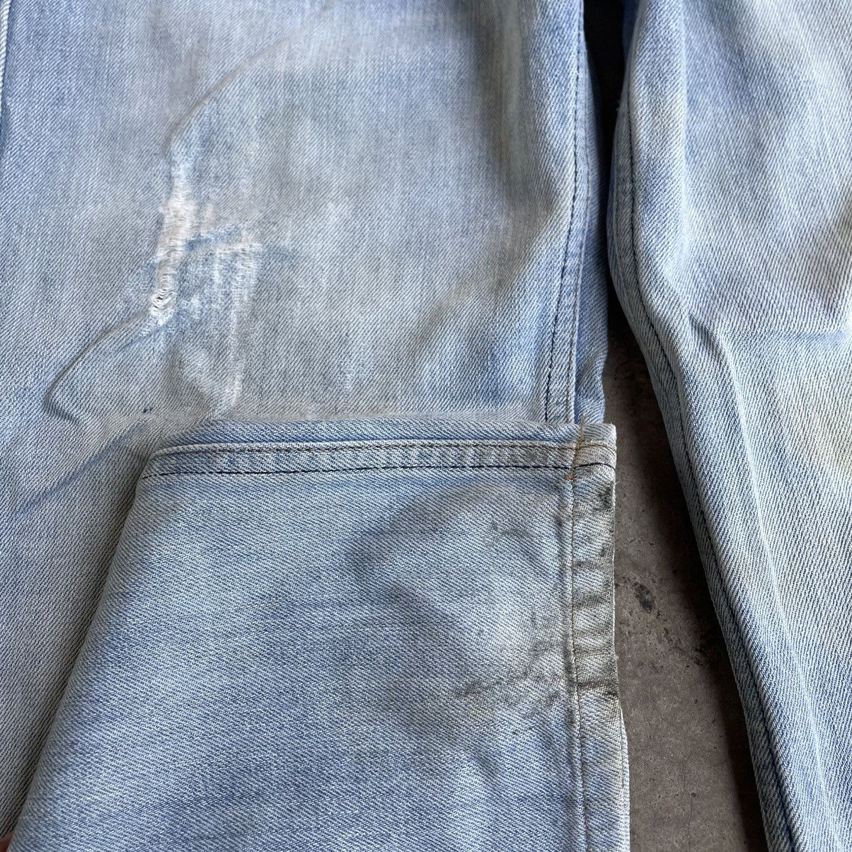 Levi's 🔥Vintage Levis 533 Stoned Washed Ripped Denim Jeans Size US 33 - 8 Thumbnail