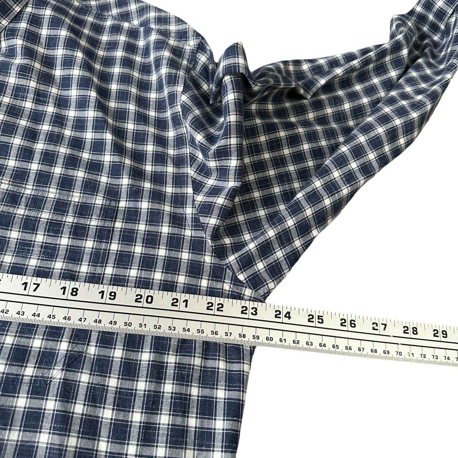 Billy Reid Billy Reid Shirt Men XL Plaid Cotton Long Sleeve Button Down Size US XL / EU 56 / 4 - 8 Thumbnail