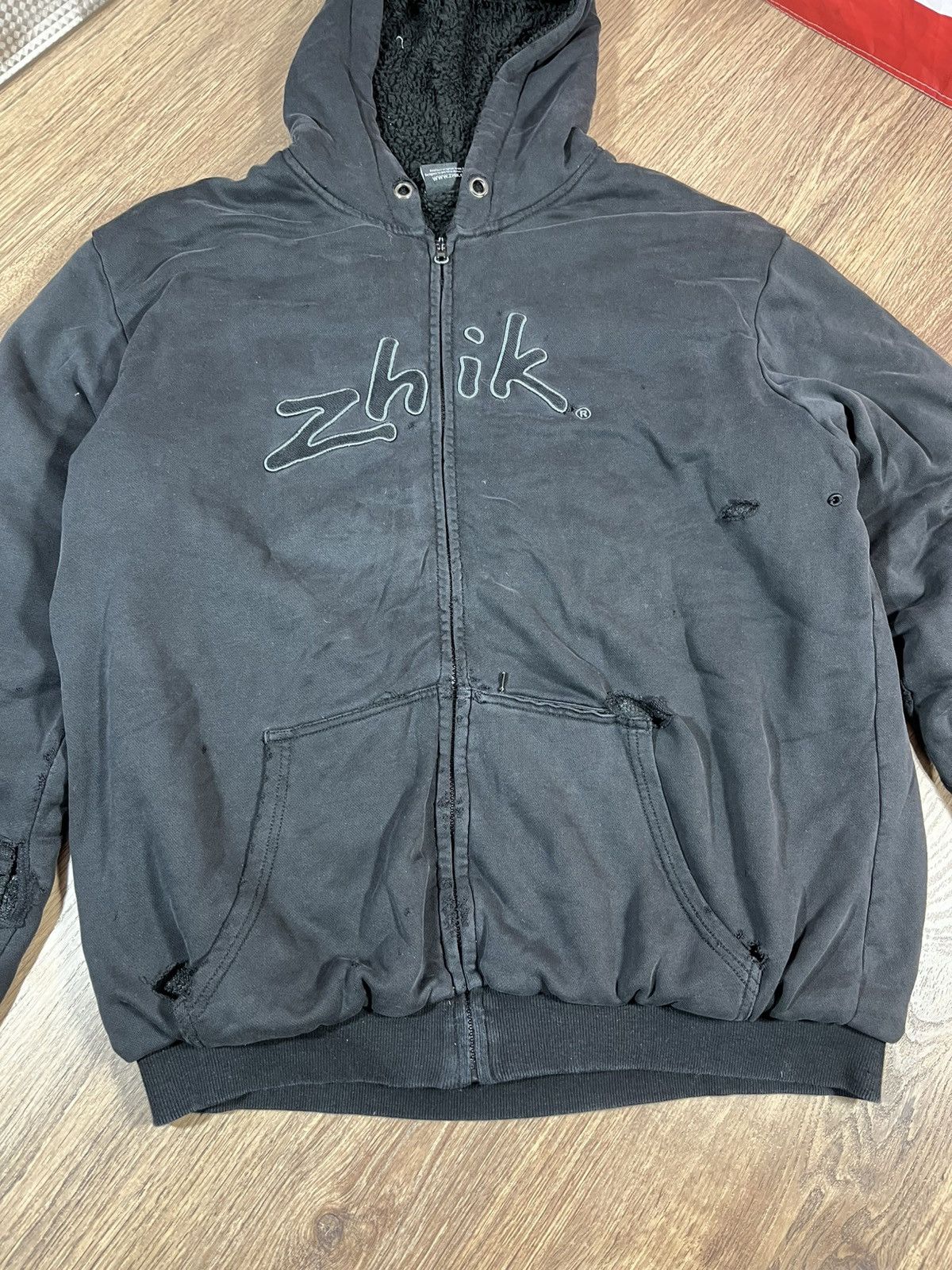 Band Tees Zhik Distressed 😫 Zip Hoodie Size US XL / EU 56 / 4 - 4 Thumbnail