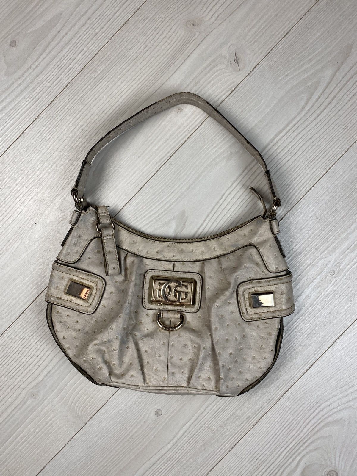 Guess Vintage Ostrich Leather Bag Guess Avant Garde style y2k Size ONE SIZE - 1 Thumbnail