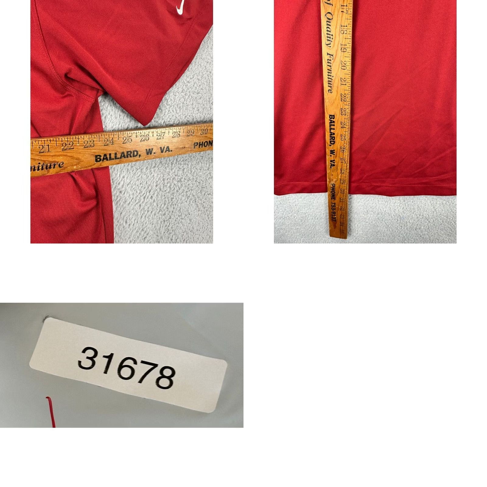 Nike Nike Golf Polo Shirt Mens XL Red Tour Performance Dri-Fit Rugby Athletic Short Sleeve Collared 100% Polyester Size US XL / EU 56 / 4 - 8 Thumbnail