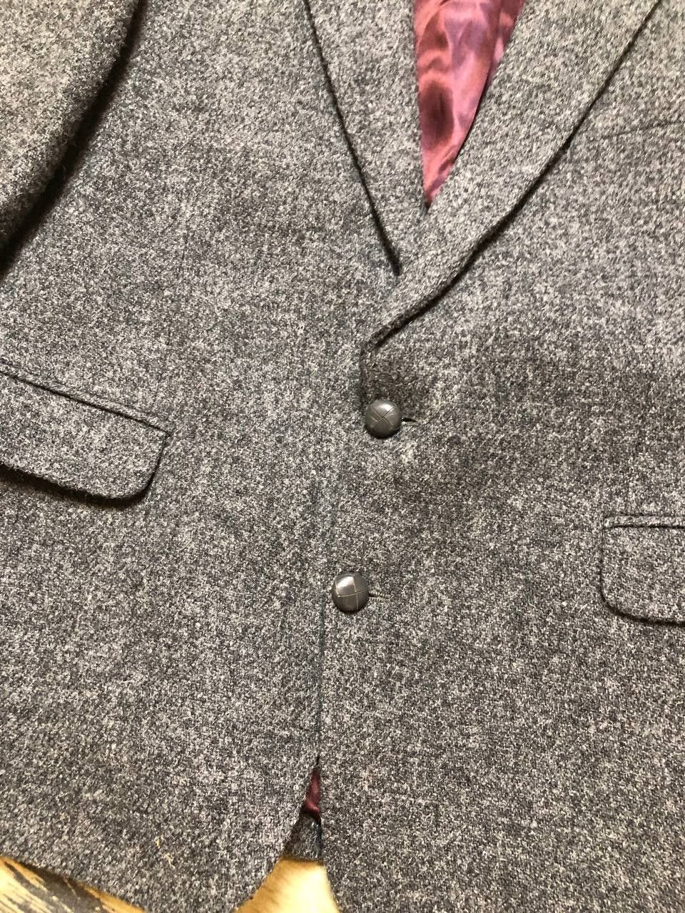 Harris Tweed Blazer Harris Tweed Vintage 100% wool streetwear Y2K Size 44R - 9 Thumbnail