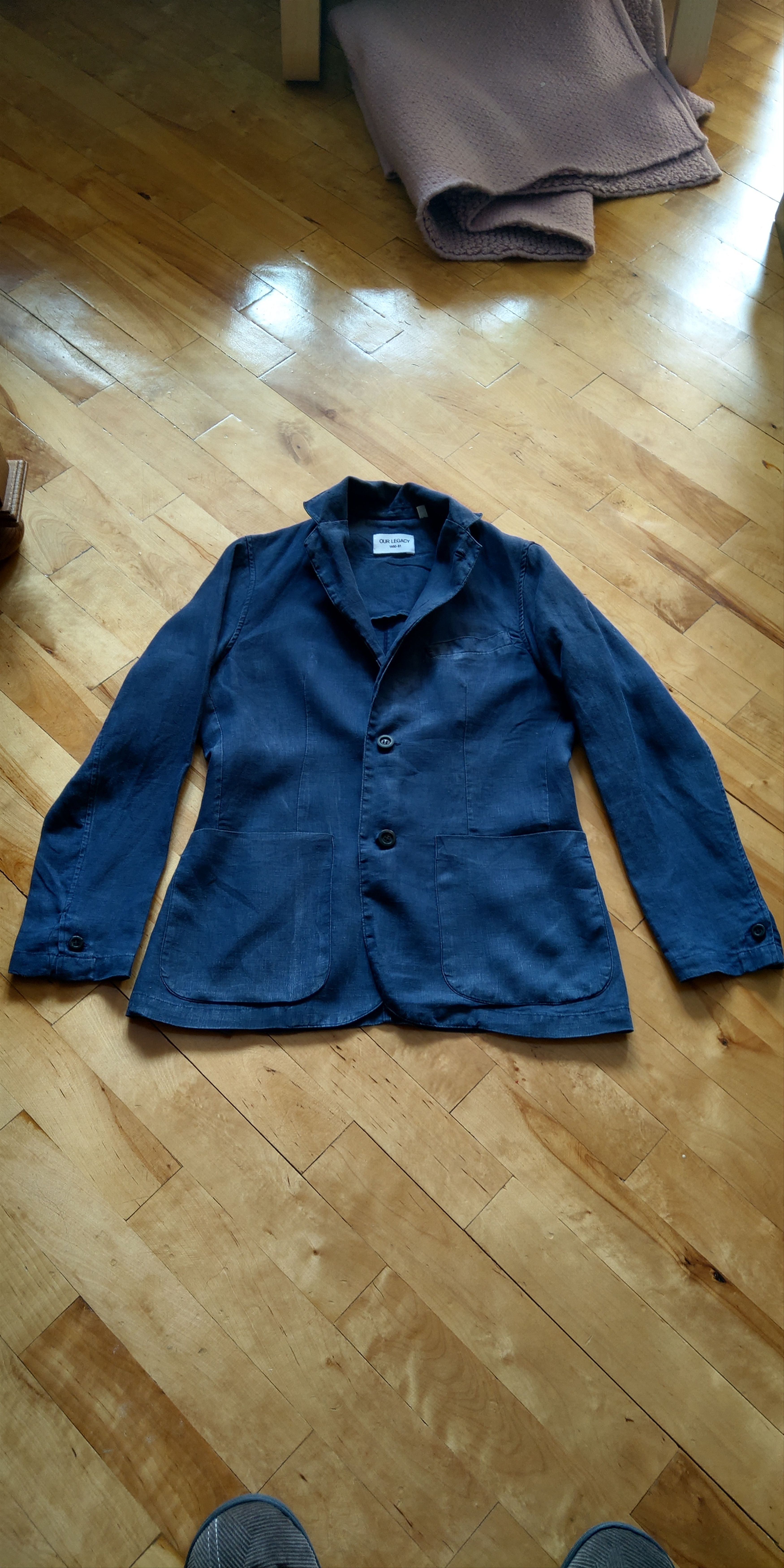 Our Legacy Vintage 100% Linen Kimono Jacket goth alt Darkfashion Rare Size XS / US 0-2 / IT 36-38 - 11 Thumbnail