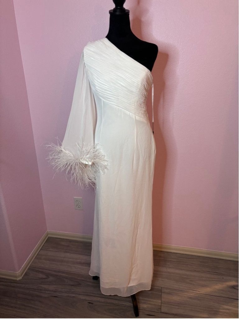 Mac Duggal Women Mac Duggal Dress White Size 6 Size M / US 6-8 / IT 42-44 - 4 Thumbnail