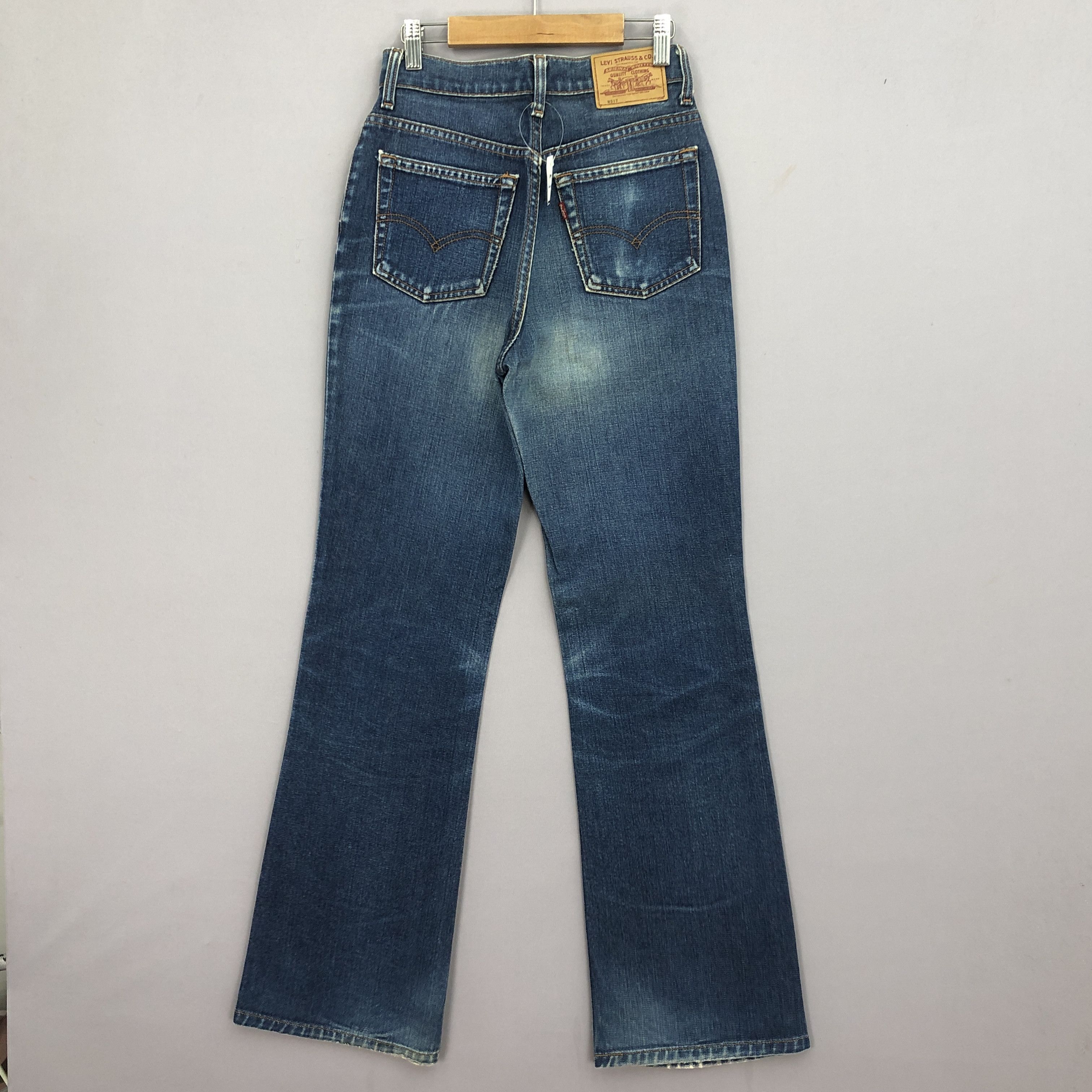 Levi's Vintage Levis 517 Flare Jeans Levi's Wide Leg Bootcut Denim Size 24" / US 00 / IT 34 - 2 Thumbnail