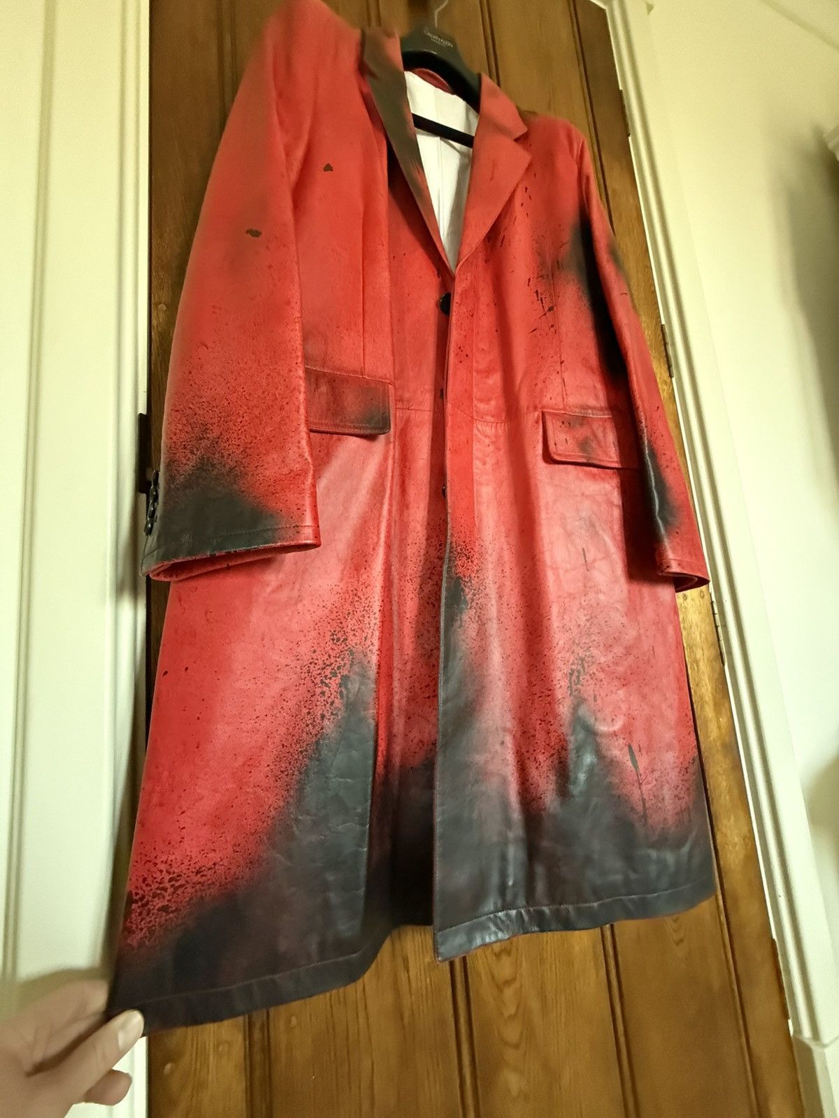 Calvin Klein 205W39NYC Holy Grail FW18 Calvin Klein 205w39nyc leather tench jacket Size US L / EU 52-54 / 3 - 15 Thumbnail