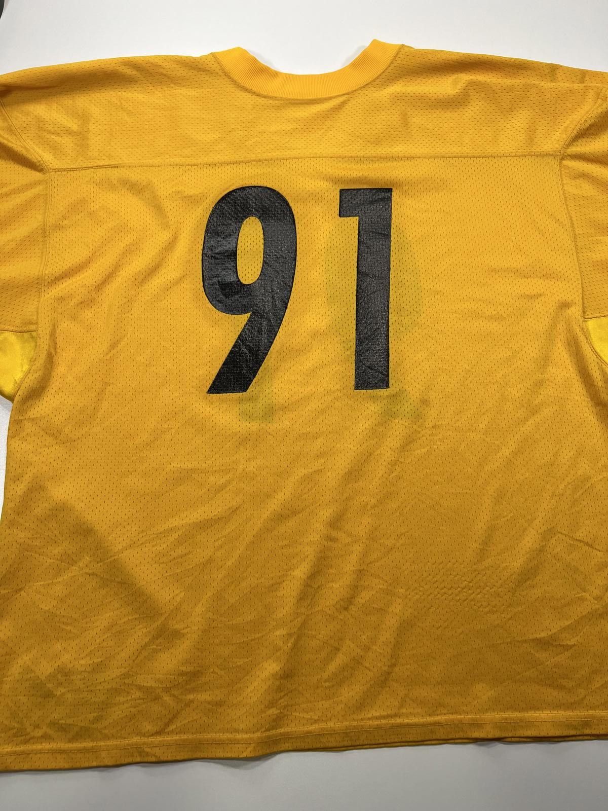 Nike Nike NFL Yellow Football Jersey Number 91 Size 54 Size US XXL / EU 58 / 5 - 10 Thumbnail