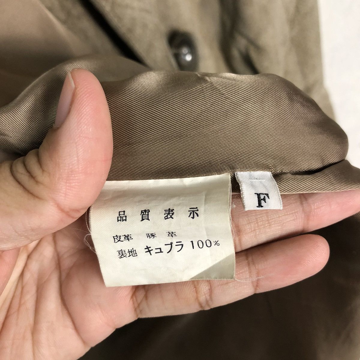 Japanese Brand × Vintage 📌Vintage Biker Genuine Leather Tact Button Issey Miyake Size US M / EU 48-50 / 2 - 19 Thumbnail