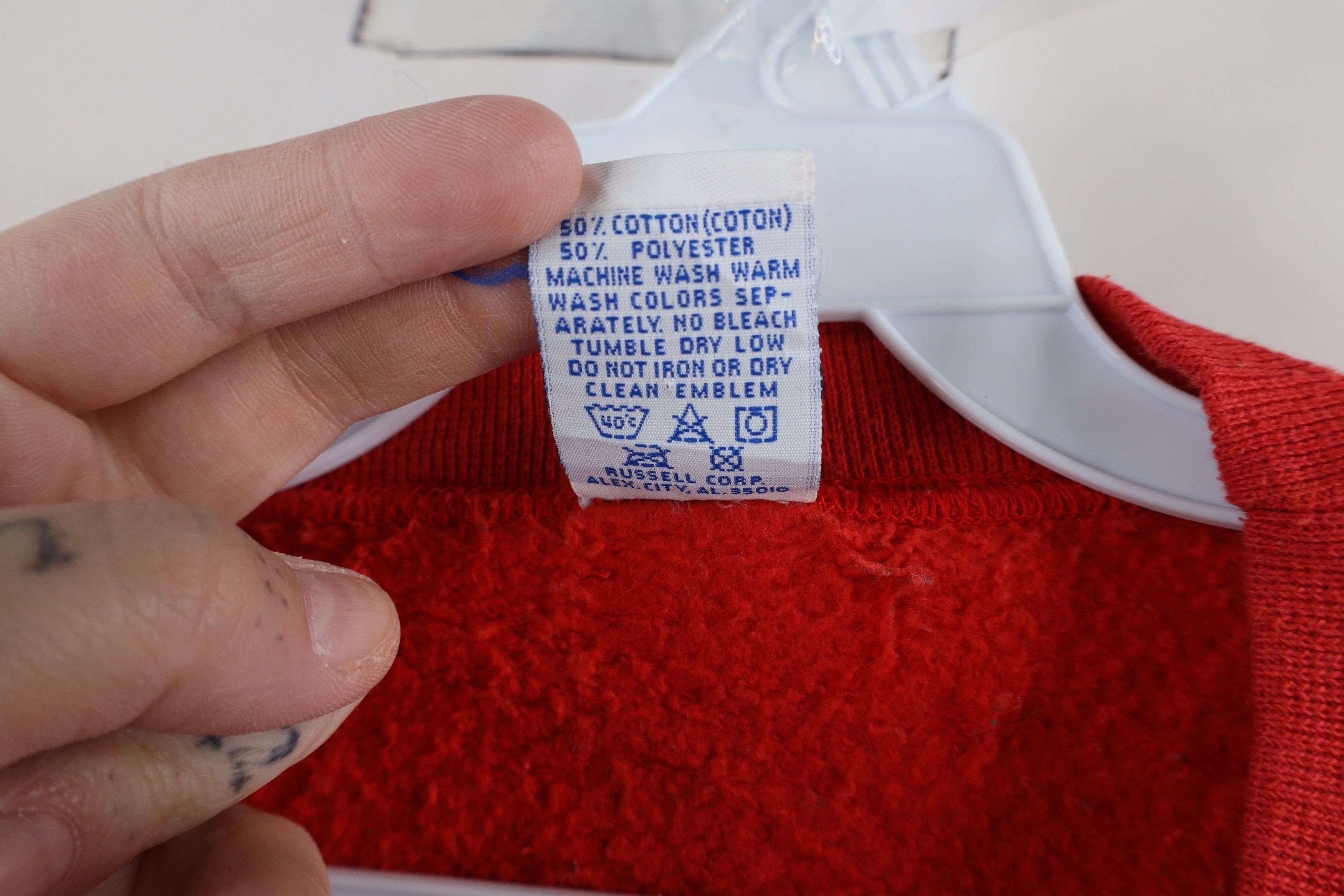 Russell Athletic × Vintage Vintage 90s Russell Athletic Football Jersey Sweatshirt USA Size US L / EU 52-54 / 3 - 9 Thumbnail