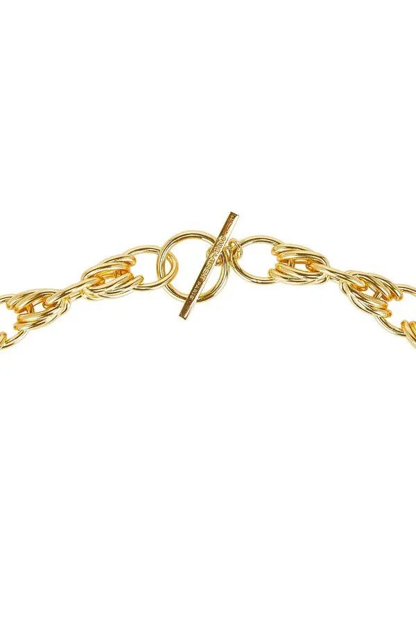 Saint Laurent Paris o1bcso1str0226 Size:M/Rope Chain Necklace in Golden Size ONE SIZE - 3 Thumbnail