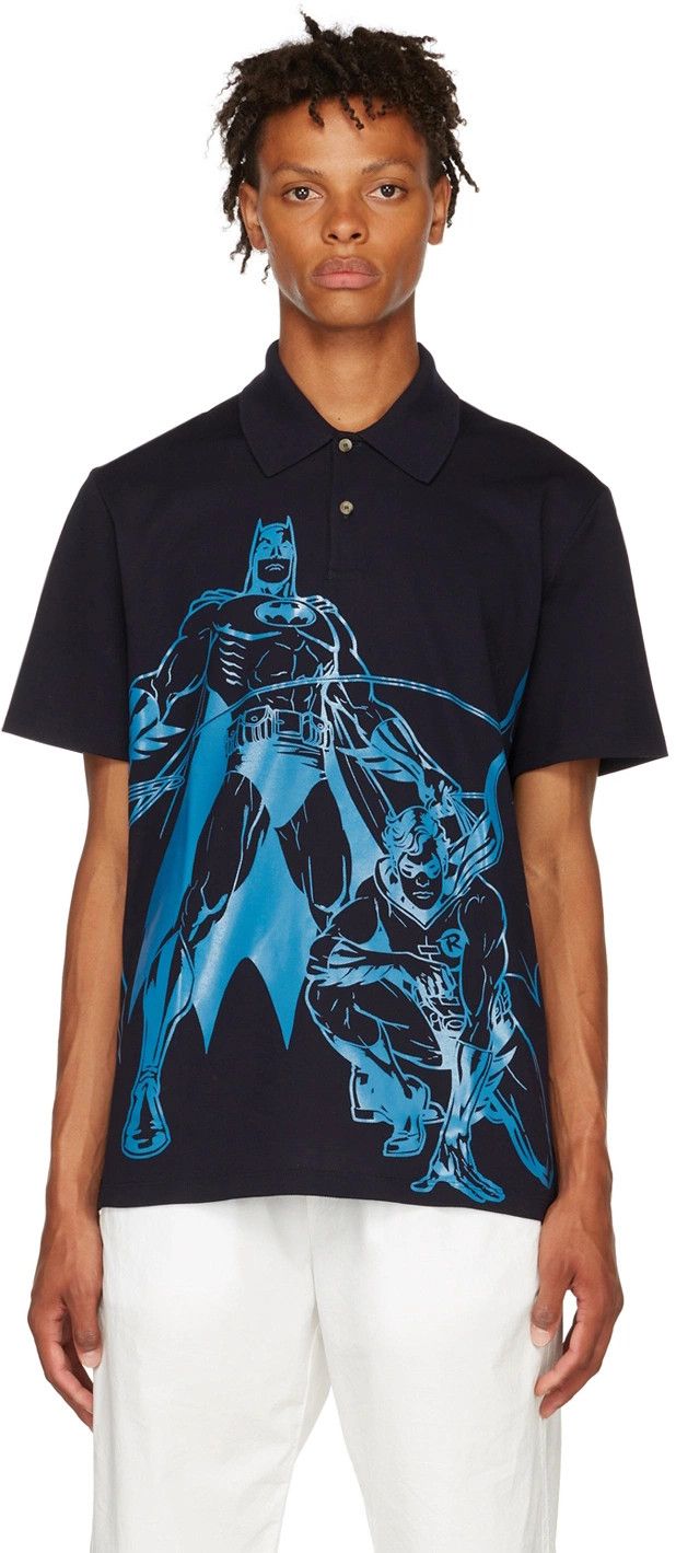 Lanvin o1y0225 Crewneck T-Shirt in Navy/Blue Size US L / EU 52-54 / 3 - 1 Thumbnail