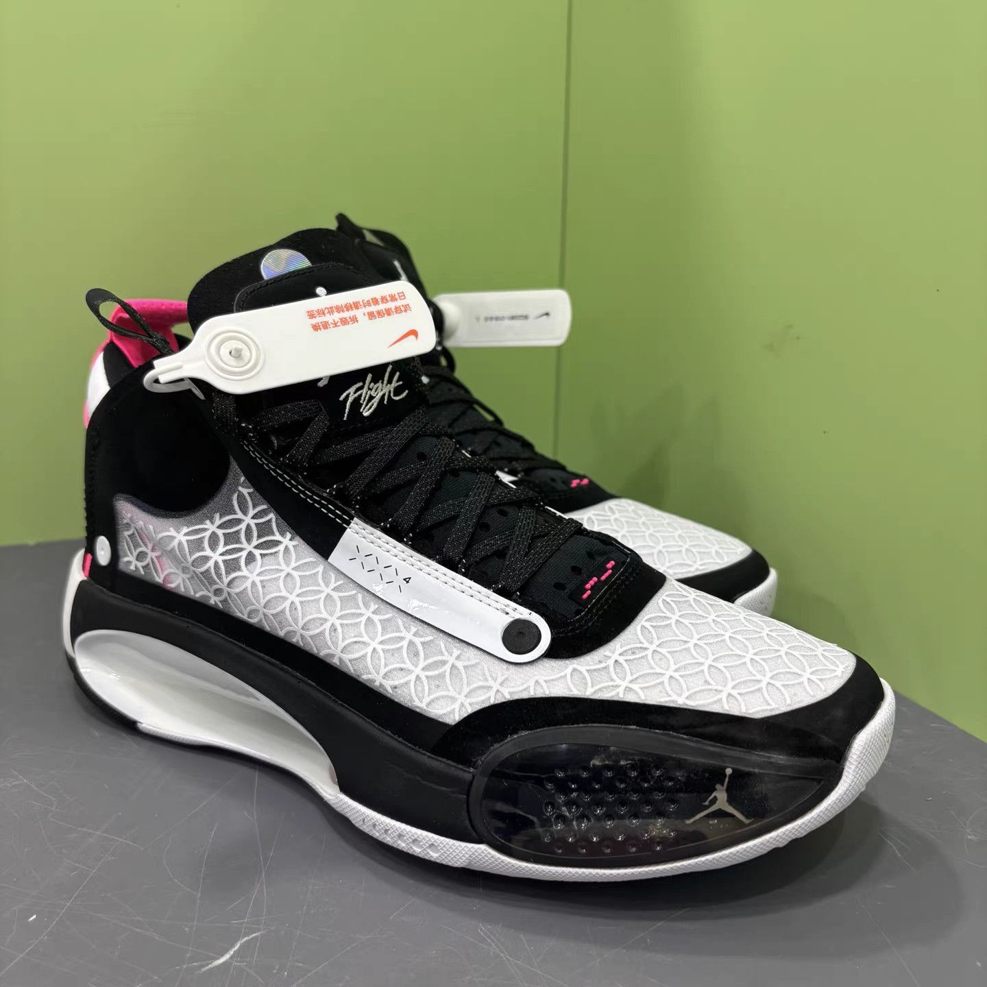 Jordan Brand Air Jordan 34 "Black/White" Eclipse Basketball Shoes K15 Size US 10 / EU 43 - 3 Thumbnail
