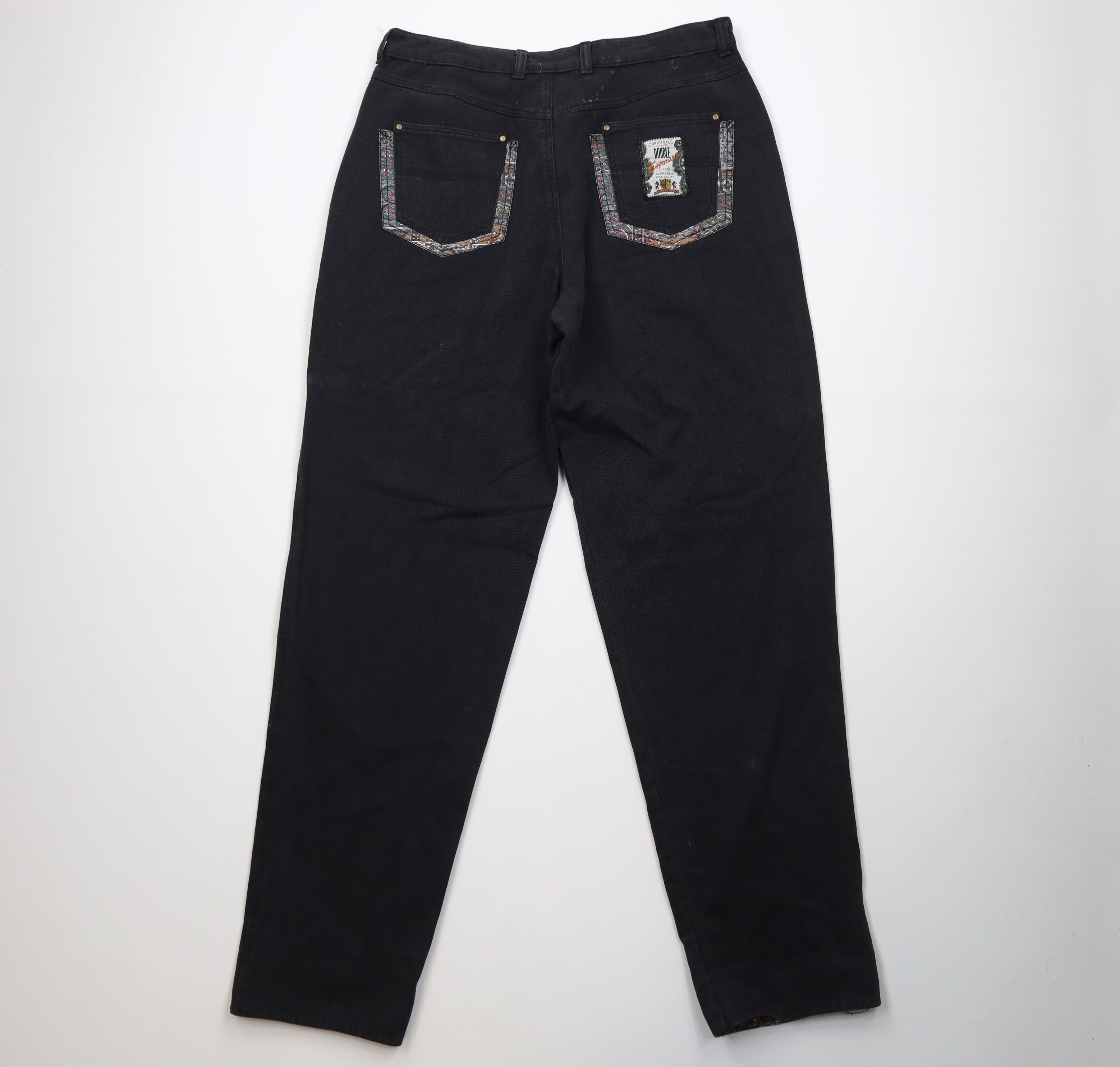 Vintage Deadstock Vintage 90s Streetwear Paisley Baggy Denim Jeans Size US 38 / EU 54 - 10 Thumbnail