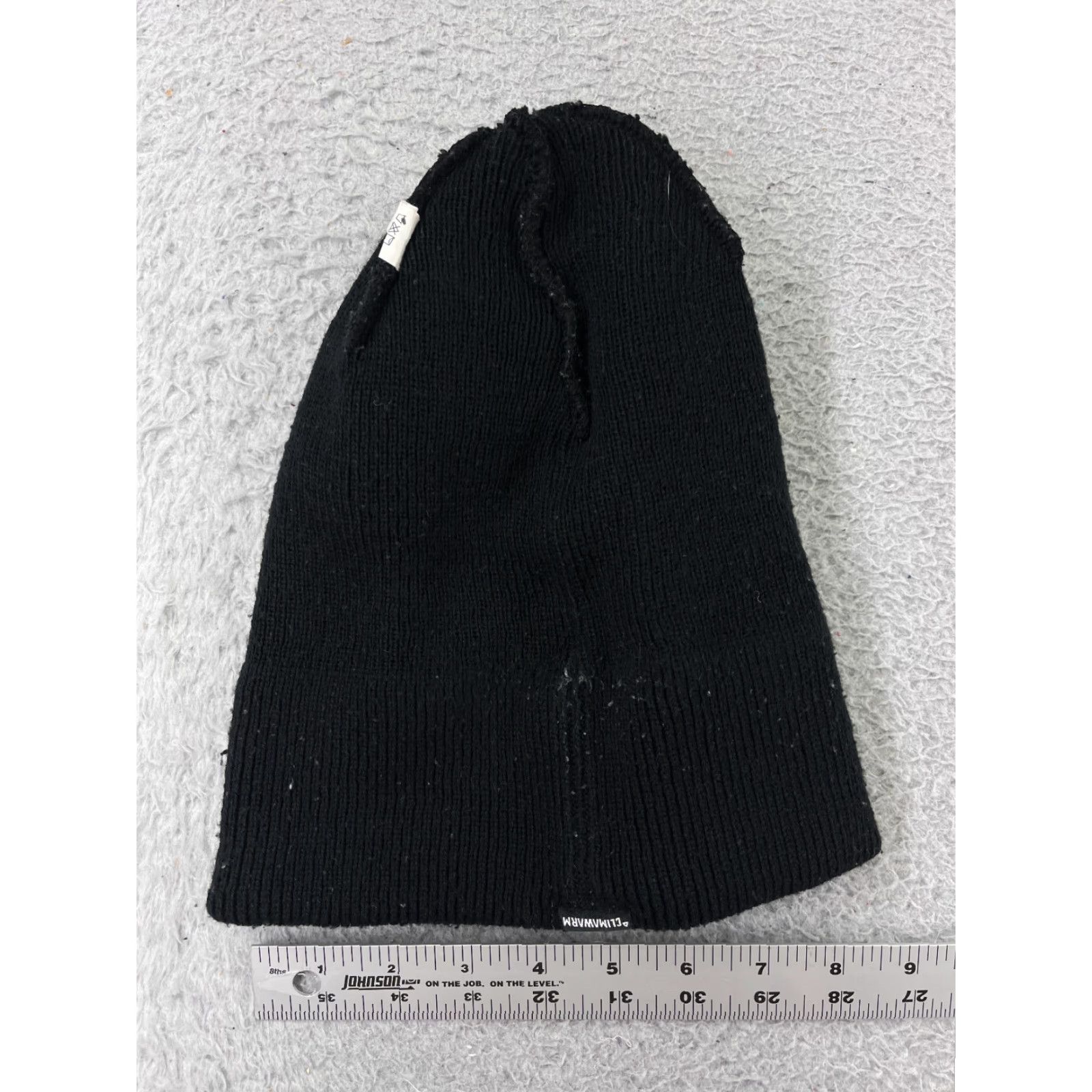 Adidas VINTAGE not applicable; item is Adidas Beanie Toque Adult One Size Black Knit Climawarm 100% Acrylic Snow Ski Size ONE SIZE - 6 Thumbnail