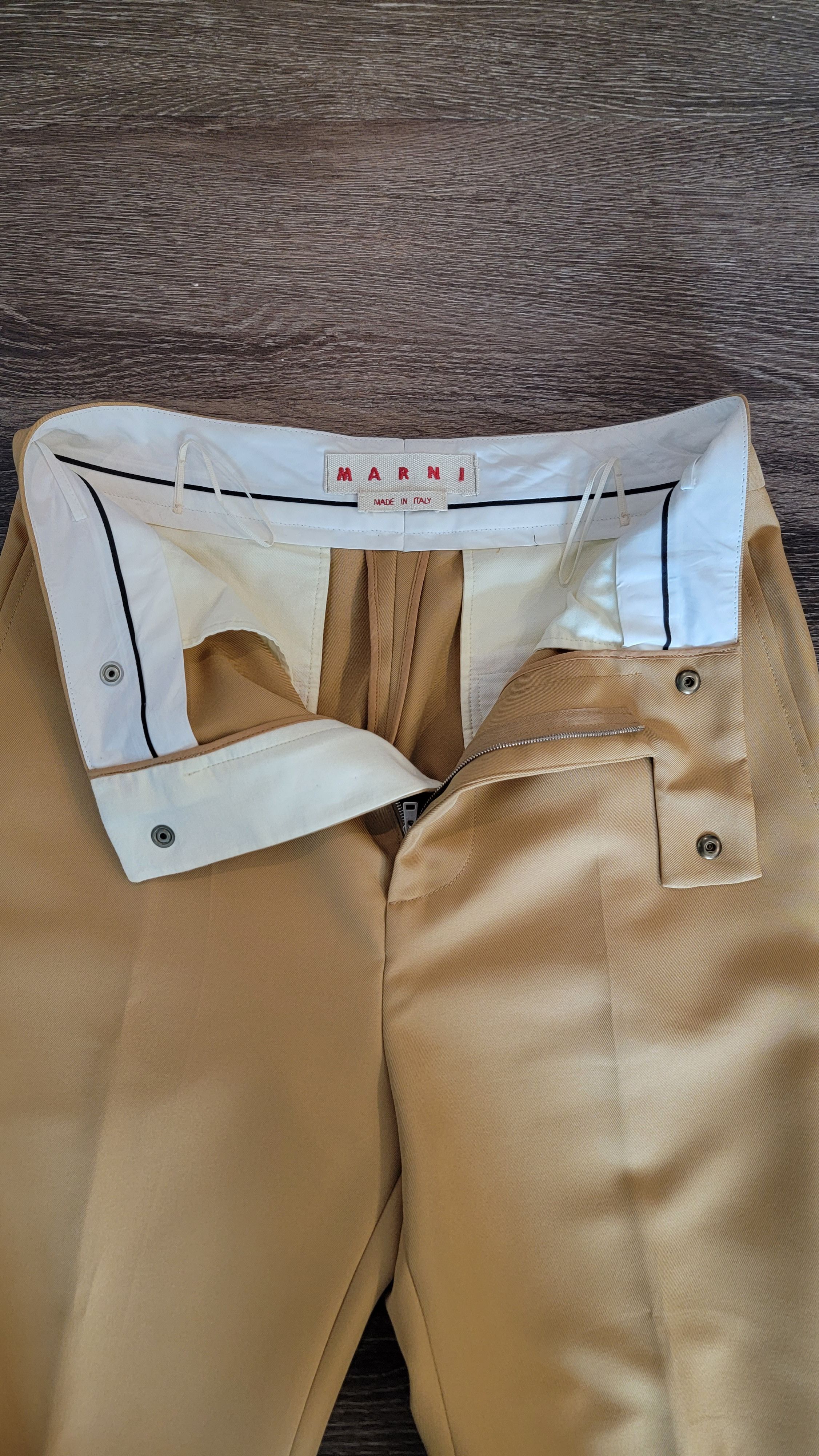 Marni Marni High Waist Parachute Hem Pants Funky Gold 70s style Size US 28 / EU 44 - 4 Thumbnail