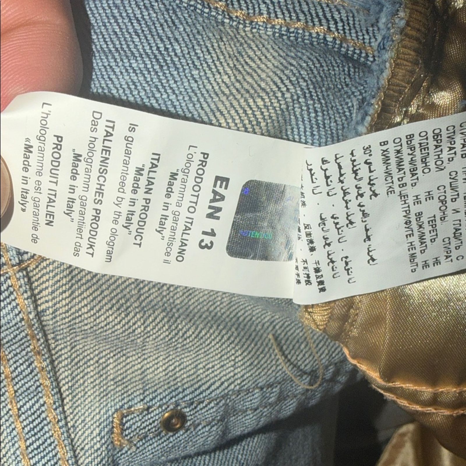 & Other Stories Ean 13 Embroidered Floral Blue Jeans Women's 46 IT Size 32" / US 10 / IT 46 - 14 Thumbnail