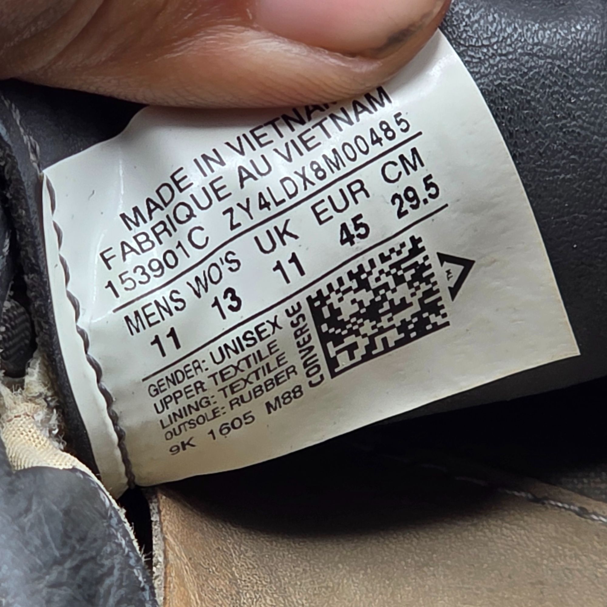 Converse × John Varvatos Converse x John Varvatos Mens Size 11 Gray Laceless Slip On Size US 11 / EU 44 - 7 Thumbnail