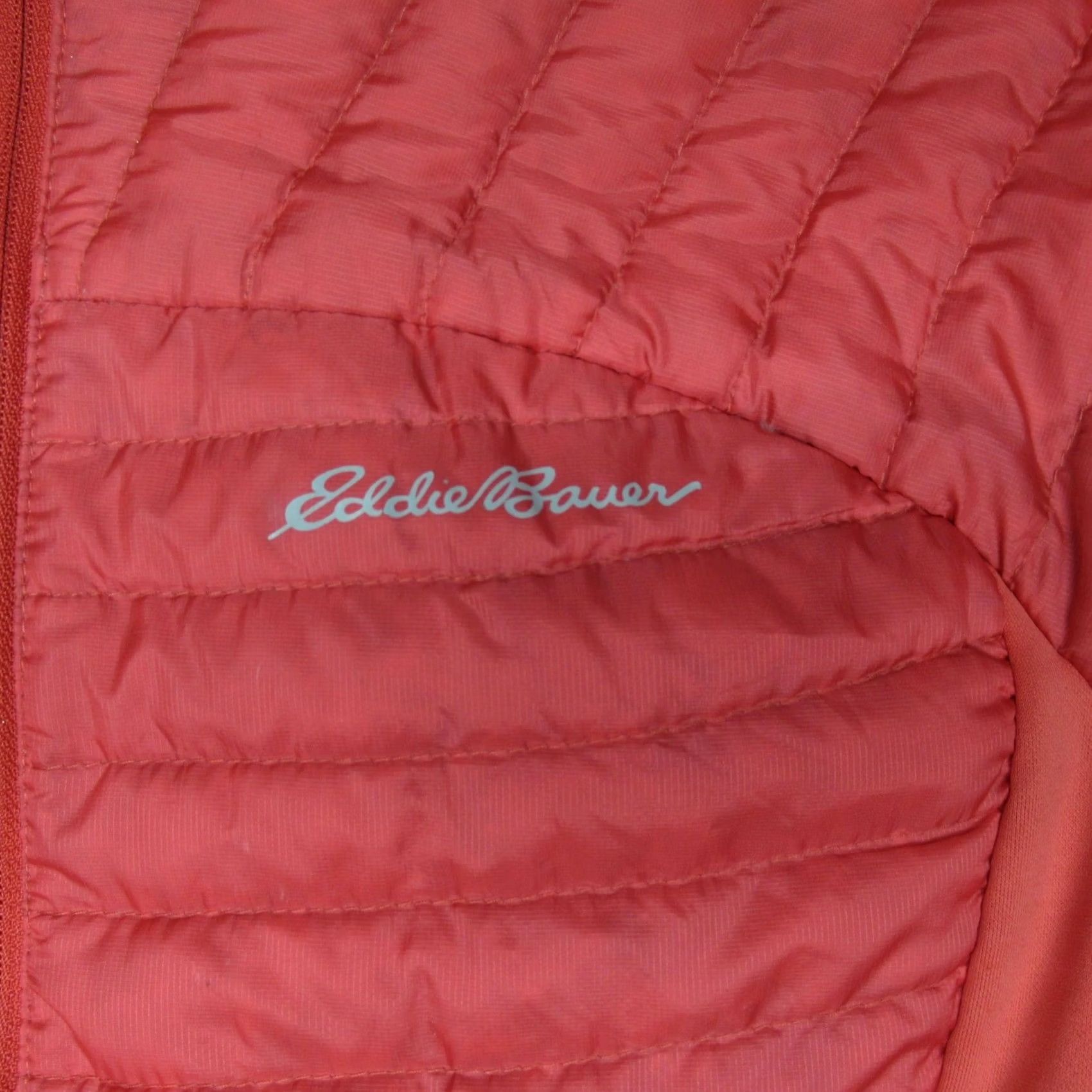 Eddie Bauer Eddie Bauer Down Jacket Women M Orange Quilted Puffer Coat Zip Front Mid-Length Size M / US 6-8 / IT 42-44 - 7 Thumbnail