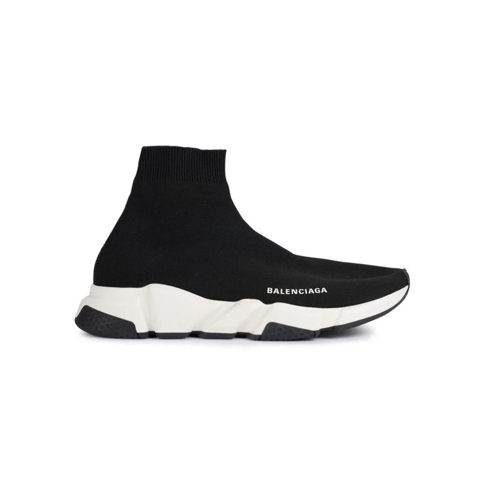 o1bcso1str0126 Speed Recycled Knit Sneakers in Black