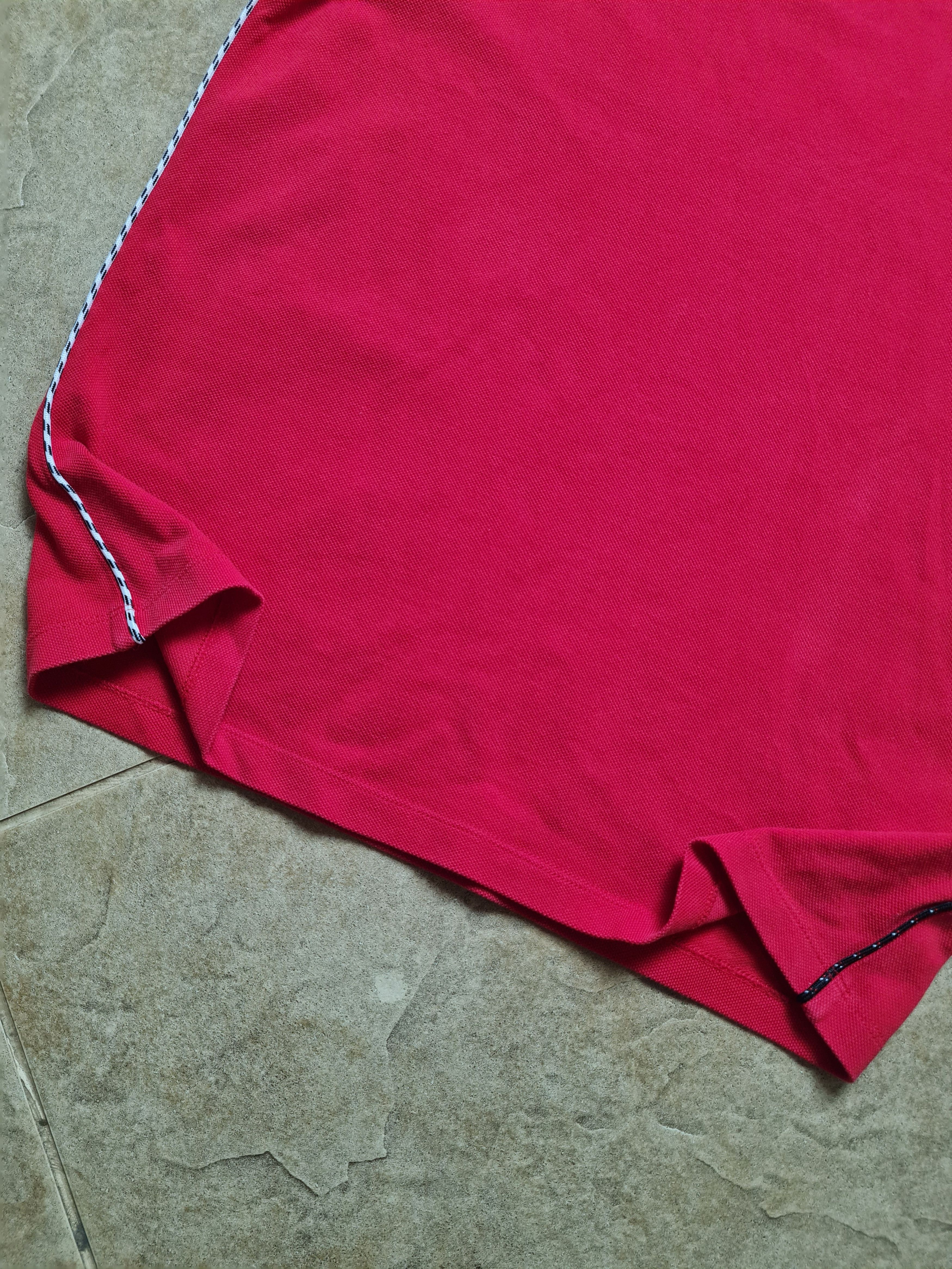 Moncler Mens T-Shirt MONCLER Logo Patch Polo Shirt In Red Size S Size US S / EU 44-46 / 1 - 14 Thumbnail