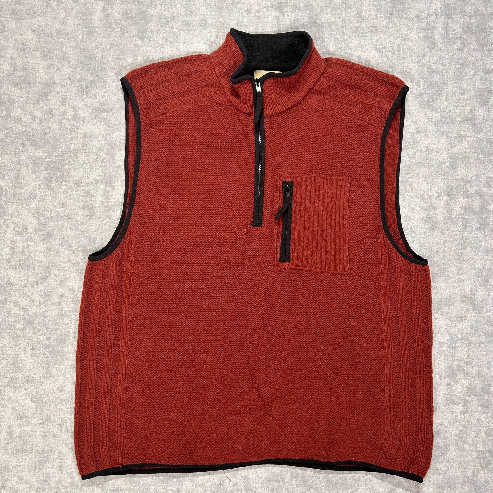 The Territory Ahead VTG The Territory Ahead Lambswool sweater vest 1/4 zip ms XL Size US XL / EU 56 / 4 - 1 Thumbnail