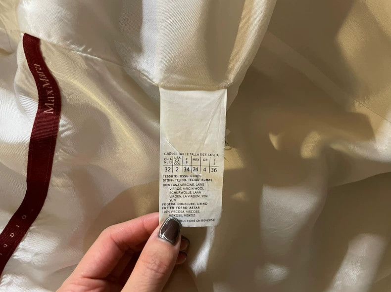 Max Mara Max Mara Snow White Coat Size S / US 4 / IT 40 - 4 Thumbnail