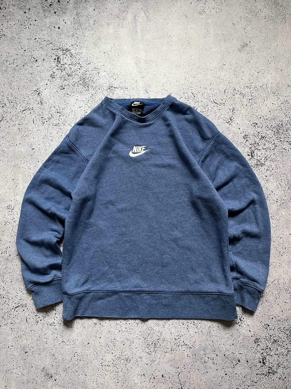 Nike Vintage Nike Baggy Sweatshirt Center Swoosh Y2K USA Size US M / EU 48-50 / 2 - 1 Thumbnail