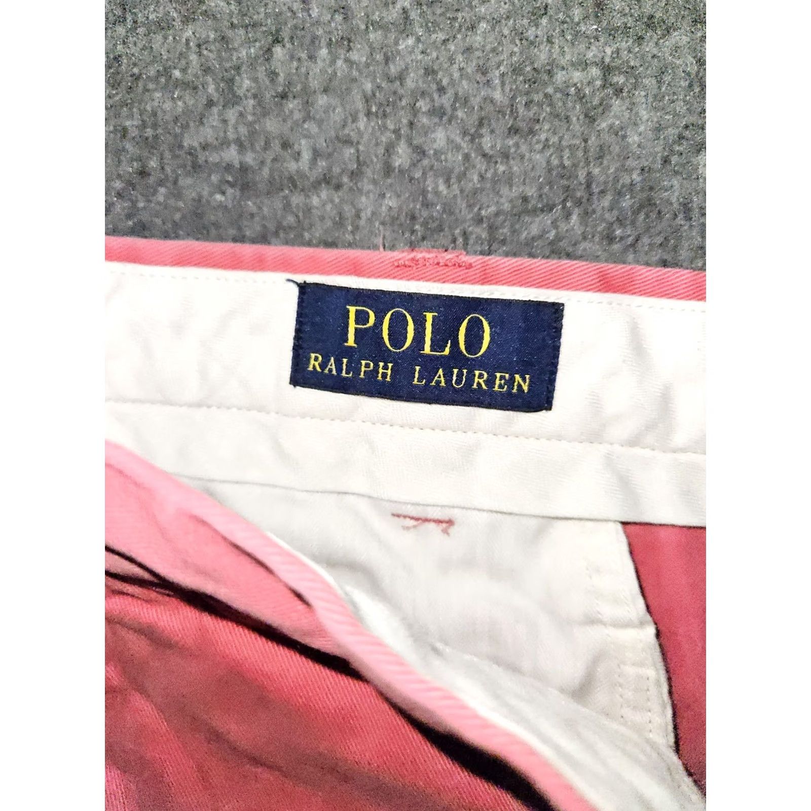 Polo Ralph Lauren Polo Ralph Lauren Chino Shorts Men's 34 Mauve Low Rise Slash Pocket Logo Button Zipper Pocketed Casual Workwear Preppy Size US S / EU 44-46 / 1 - 2 Thumbnail