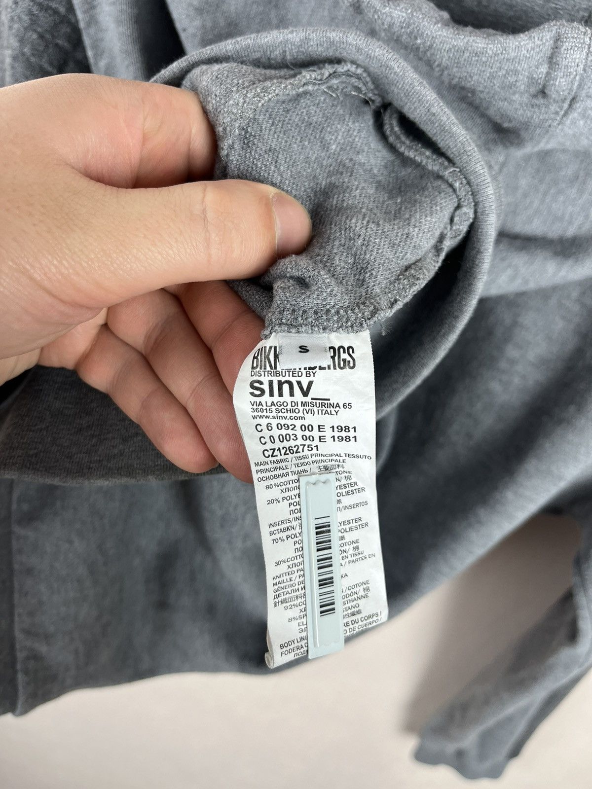 Dirk Bikkembergs Dirk Bikkembergs Zip Hoodie Grey Size US S / EU 44-46 / 1 - 9 Thumbnail