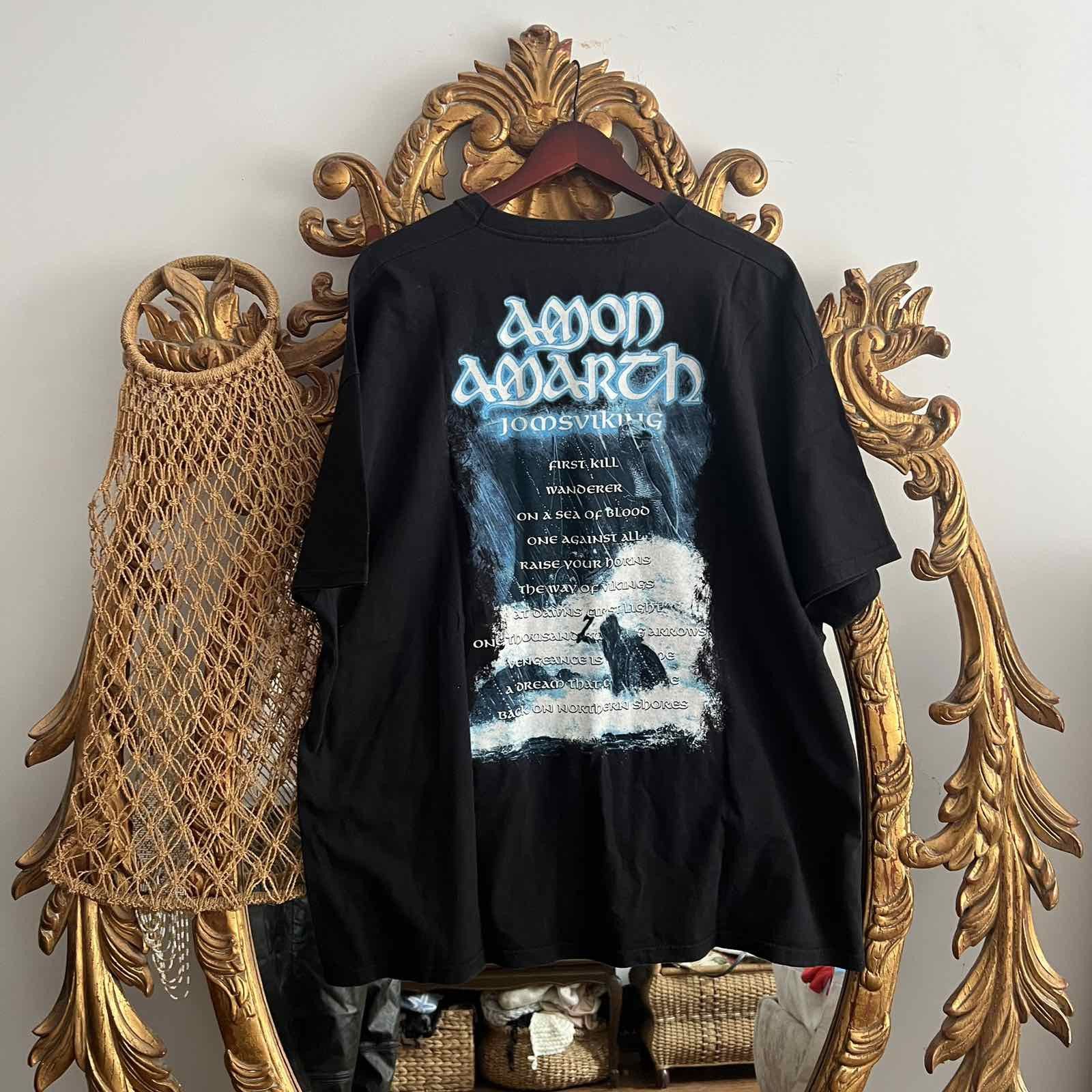 Band Tees Vintage Amon Amarth Barserker Tee Long Sleeve Sz XXL Size US XXL / EU 58 / 5 - 2 Thumbnail