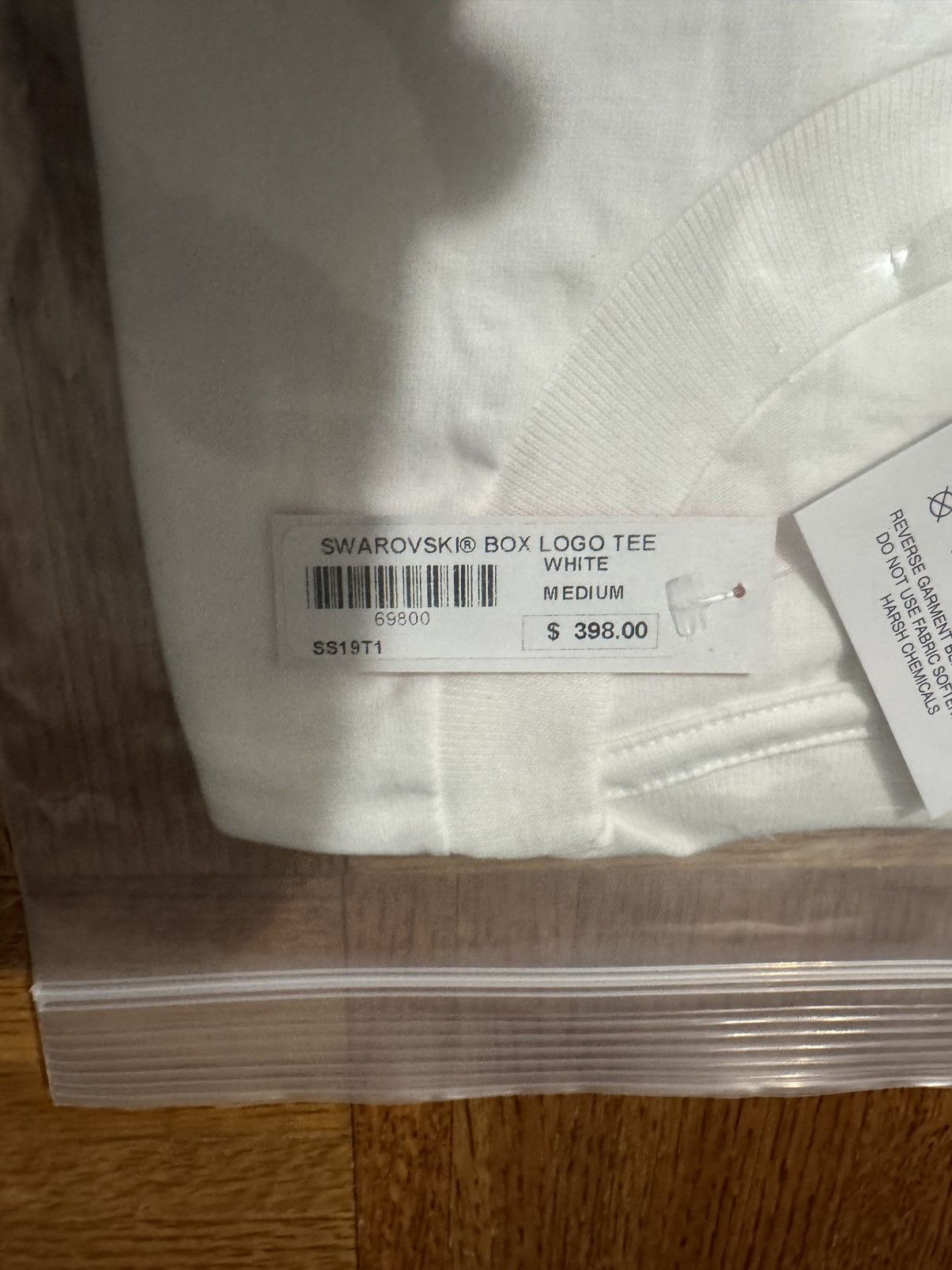 Supreme × Swarovski Supreme Swarovski Box Logo Tee 25th Anniversary Size US M / EU 48-50 / 2 - 2 Thumbnail