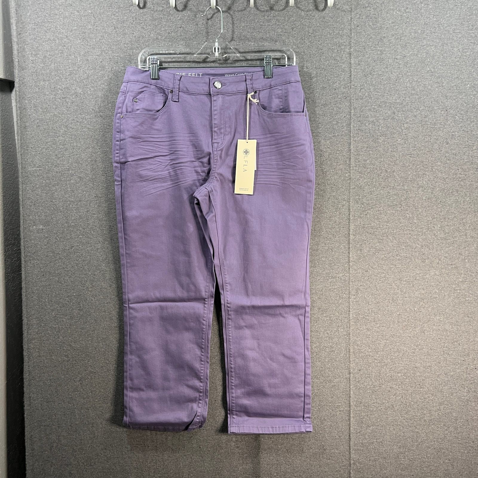 Other Laurie Felt Petite Wave Denim 5-Pocket Crop Straight Size 36" / US 14 / IT 50 - 1 Thumbnail
