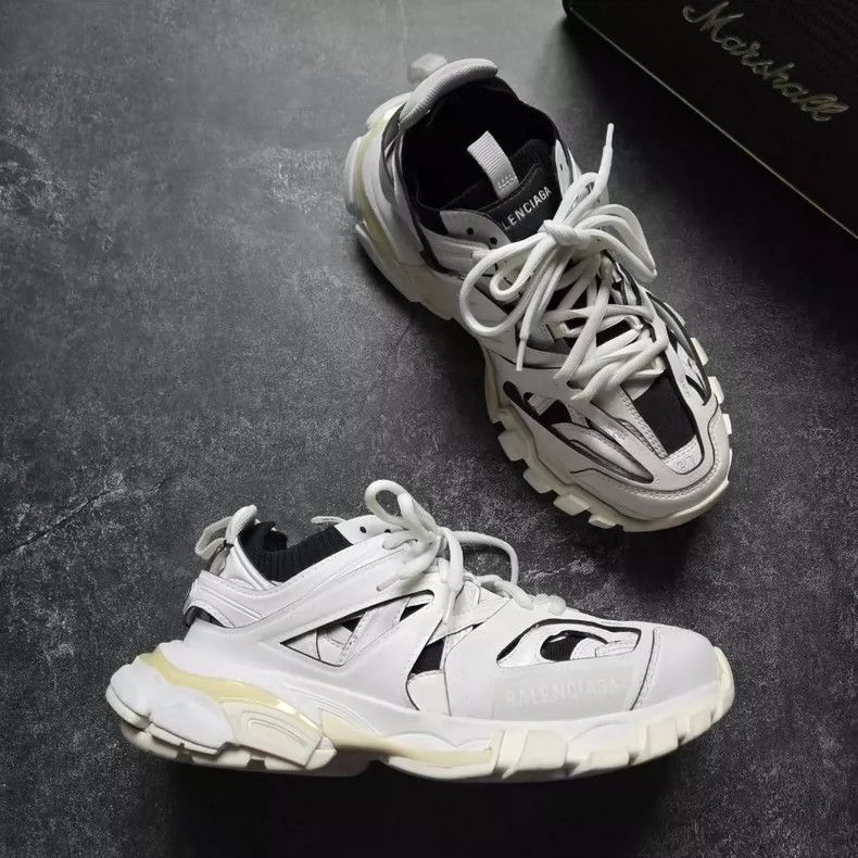 Balenciaga BALENCIAGA TRACK Black and White Sneakers-2505 Size US 6 / EU 39 - 5 Thumbnail