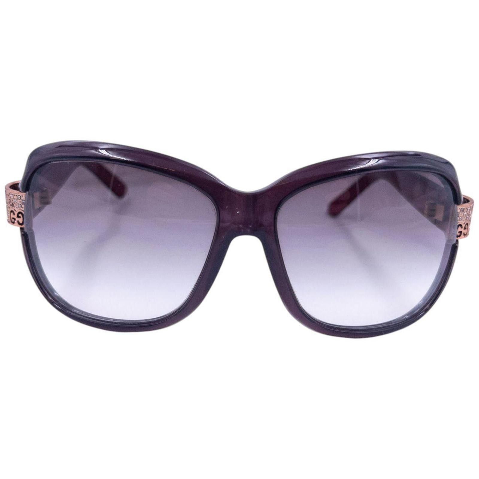 Gucci Vintage Gucci Diamonte Sunglasses Size ONE SIZE - 2 Thumbnail