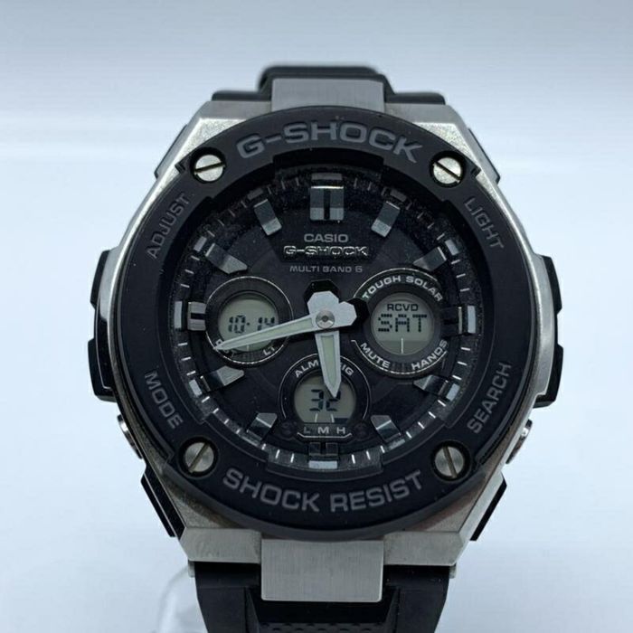 Casio CASIO G-SHOCK Watch GST-W300-1AJF G-STEEL Radio Solar Silver