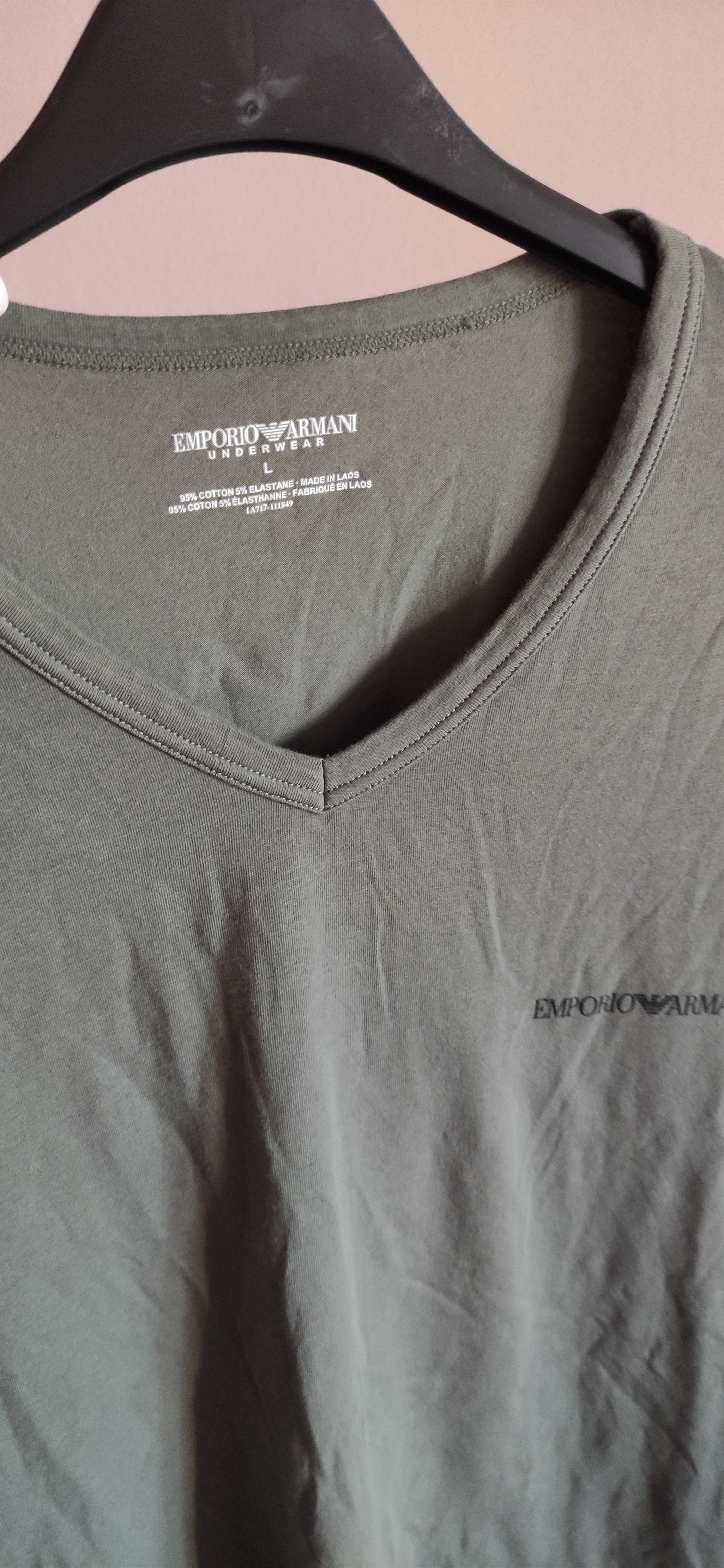 Emporio Armani The men's t-shirt Emporio Armani Size US L / EU 52-54 / 3 - 6 Thumbnail