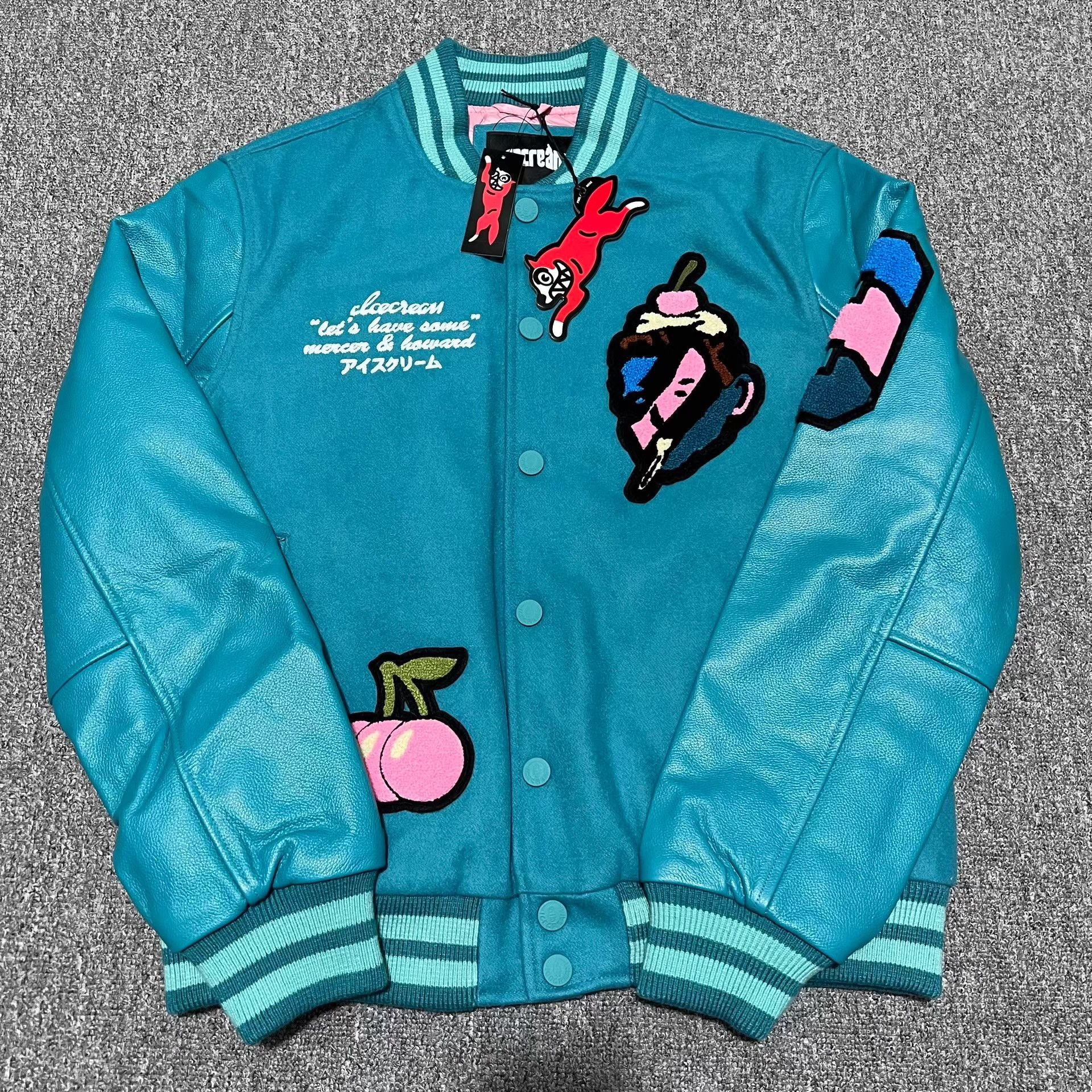 Billionaire Boys Club Blue Patch-Embellished Bomber Jacket (Size S) Size US S / EU 44-46 / 1 - 1 Thumbnail