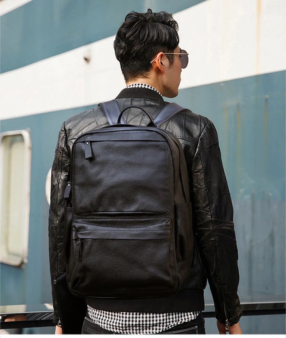 Japanese Brand × Leather Genuine Leather Backpack Size ONE SIZE - 1 Thumbnail