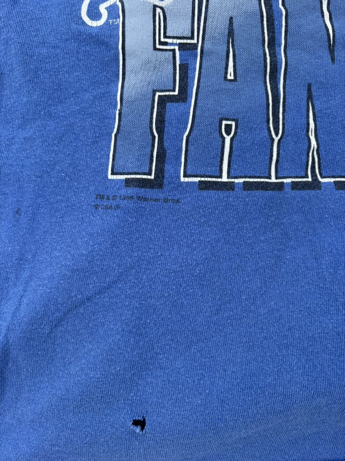 CSA Vintage 1998 Detroit Lions Taz Looney Tunes T Shirt Size US XL / EU 56 / 4 - 3 Thumbnail