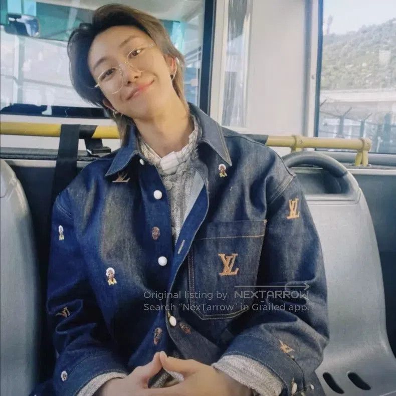 Louis Vuitton Louis Vuitton SS24 logo embroidered denim jacket Size US M / EU 48-50 / 2 - 7 Thumbnail