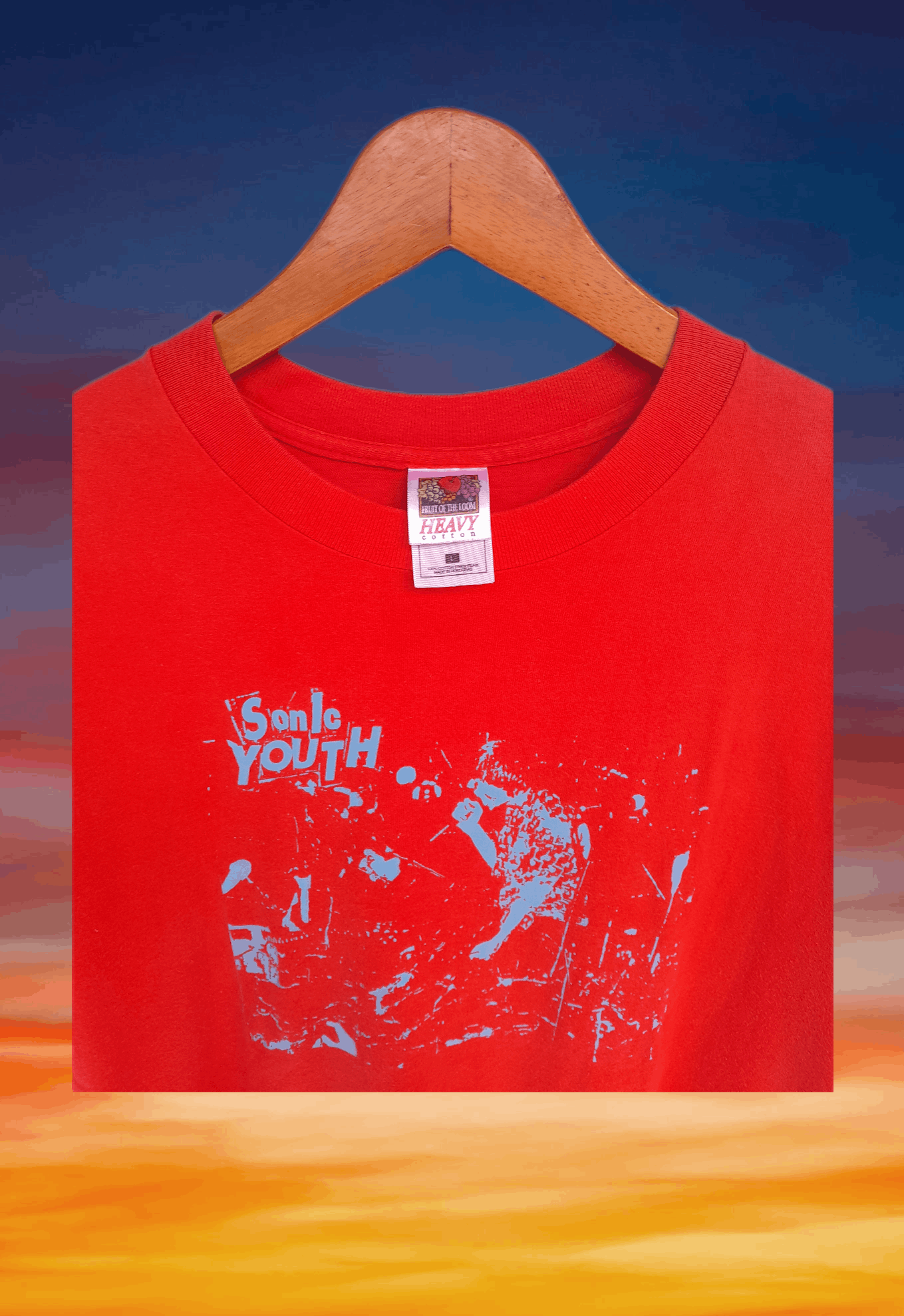 Band Tees × Vintage Vintage 90s Sonic Youth Promo t-shirt Size US L / EU 52-54 / 3 - 5 Thumbnail