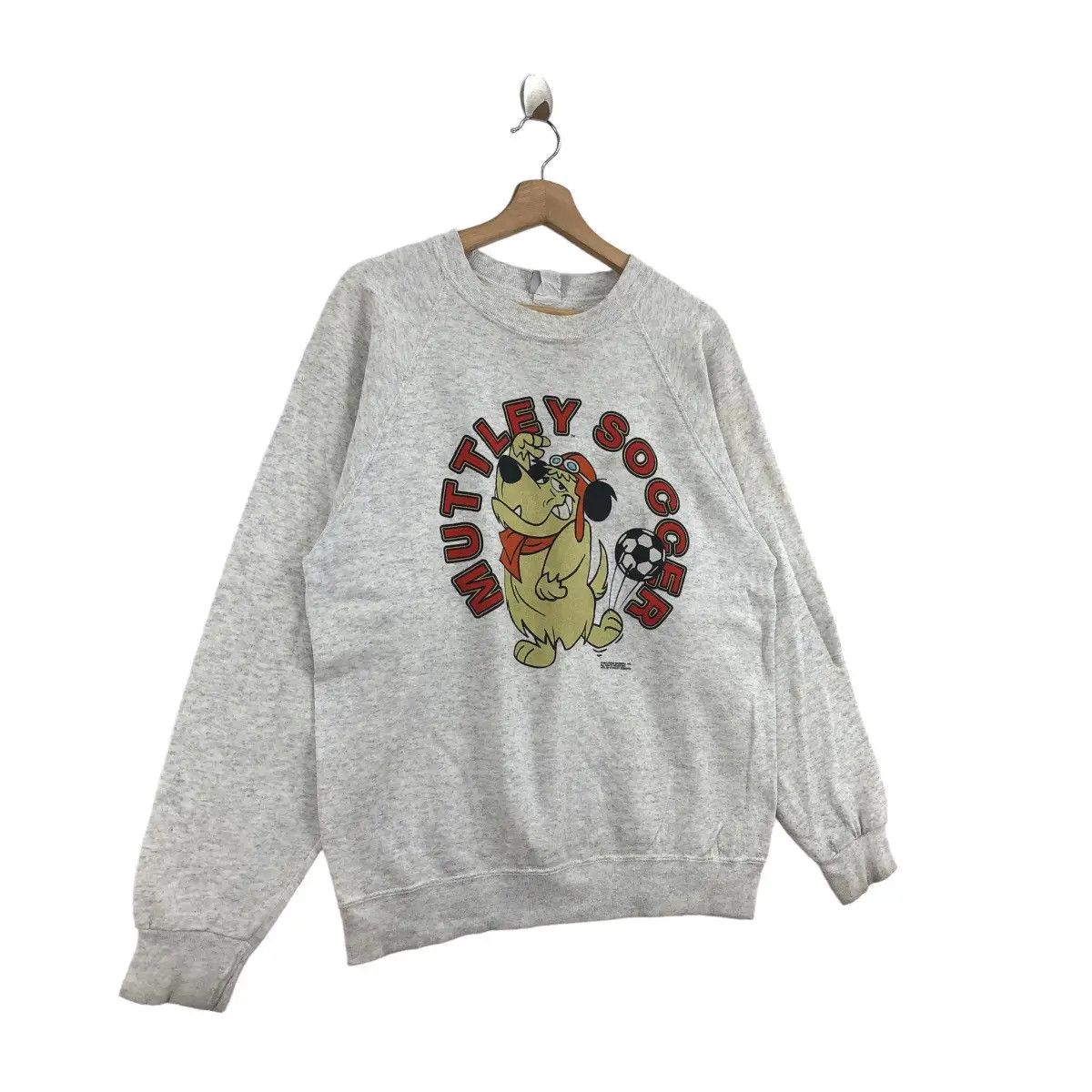 Vintage Vtg 1994 STANLEY DESANTIS MUTTLEY Soccer Sweatshirt HANNA Size US L / EU 52-54 / 3 - 4 Thumbnail