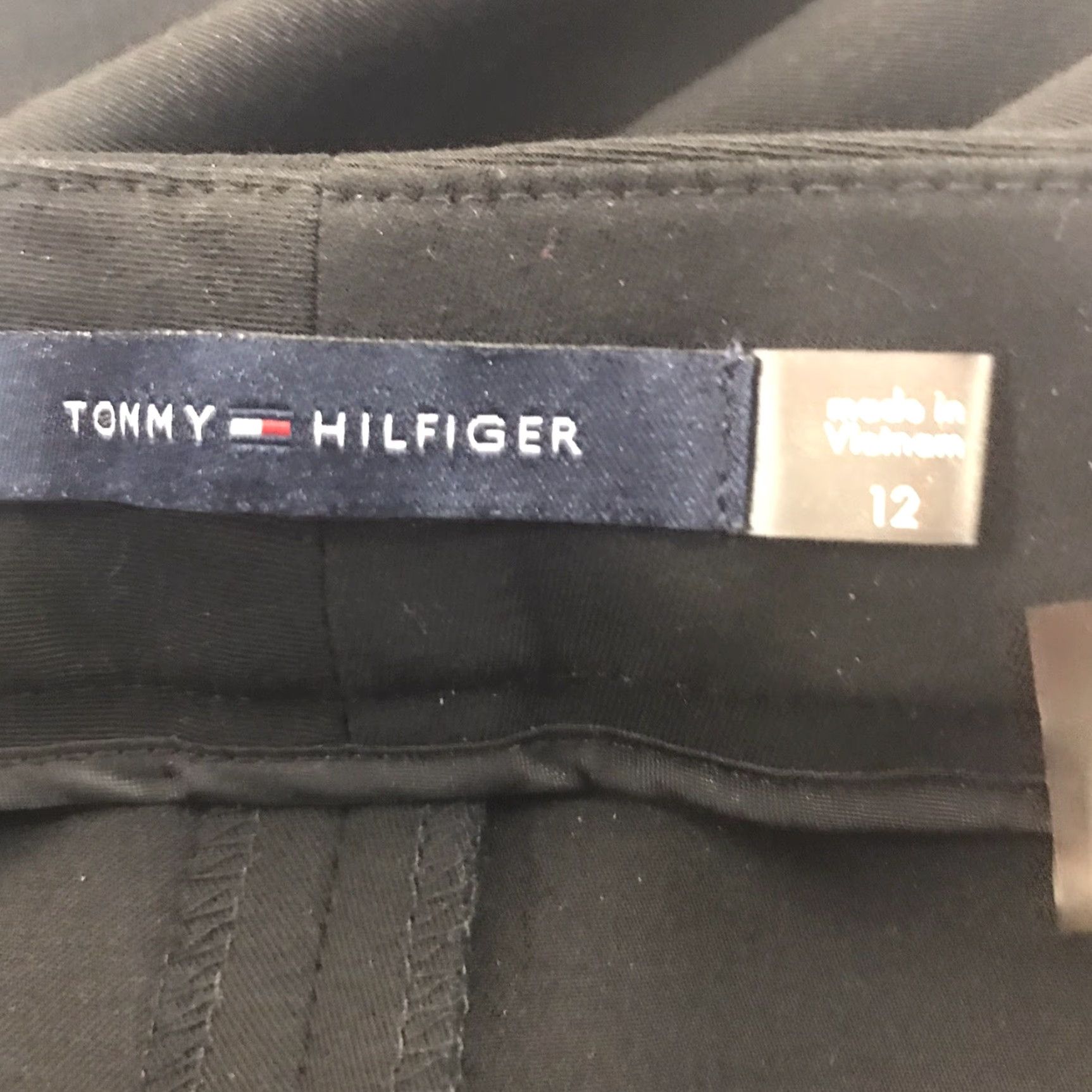 Tommy Hilfiger Tommy Hilfiger Black Wide Leg Dress Pants Women Size 12P Vietnam Size 34" / US 12 / IT 48 - 7 Thumbnail
